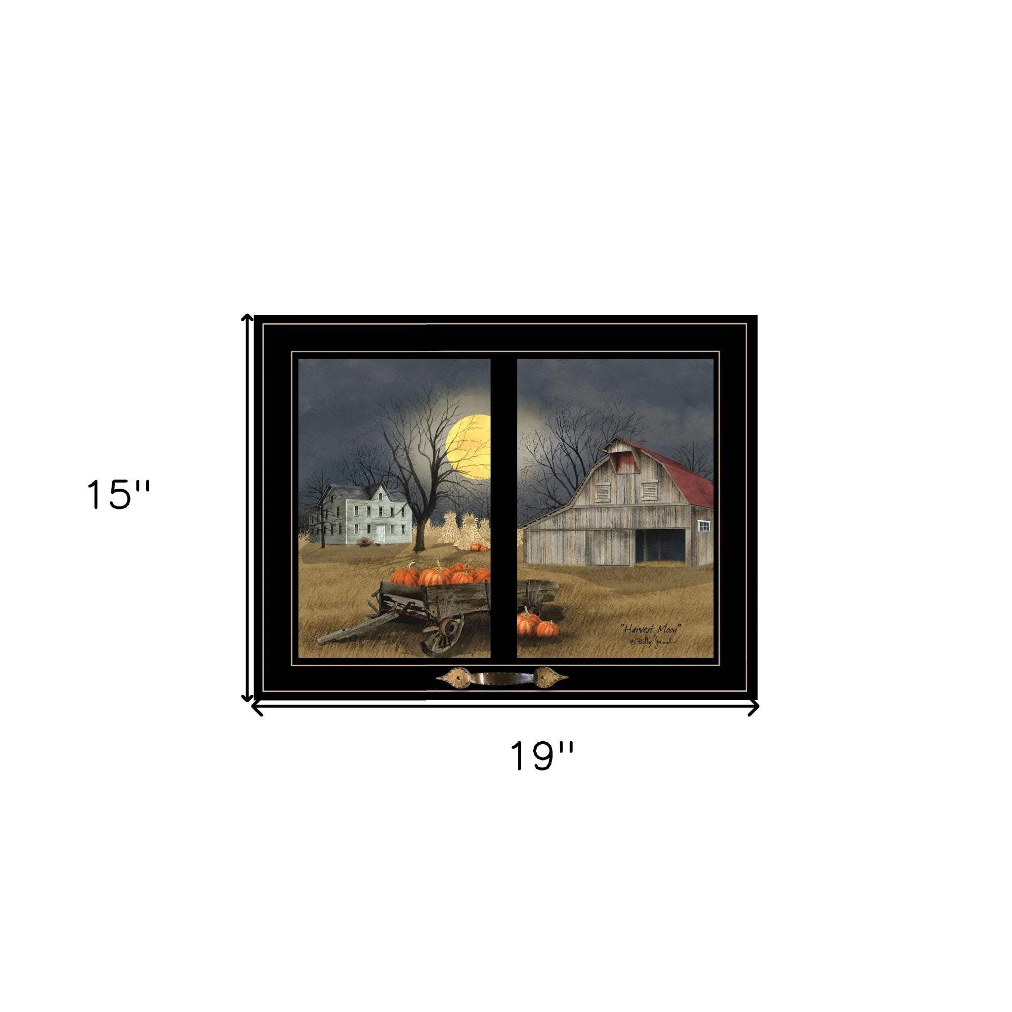 Harvest Moon 10 Black Framed Print Kitchen Wall Art - Image 6