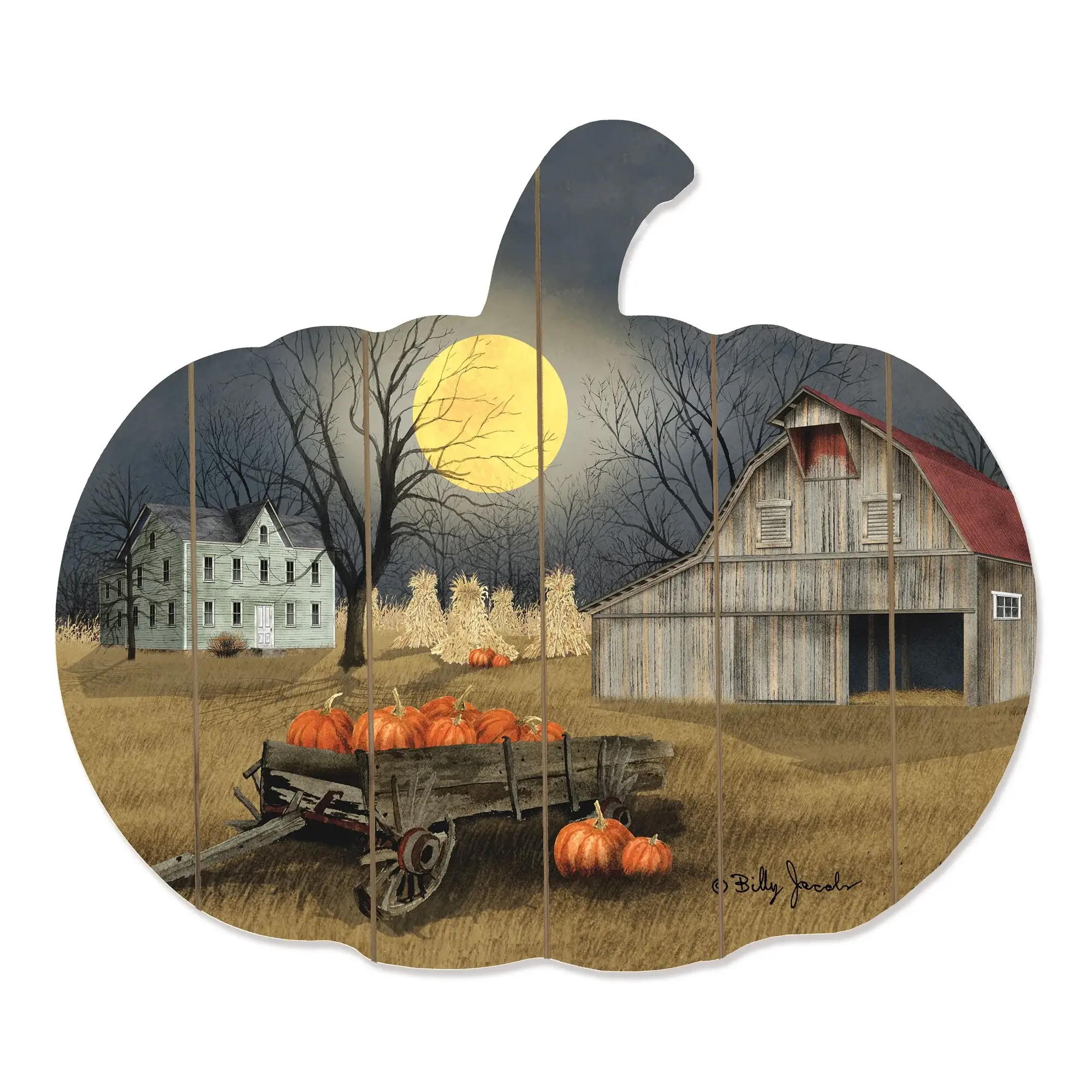 Harvest Moon 3 Unframed Print Kitchen Wall Art - Image 2
