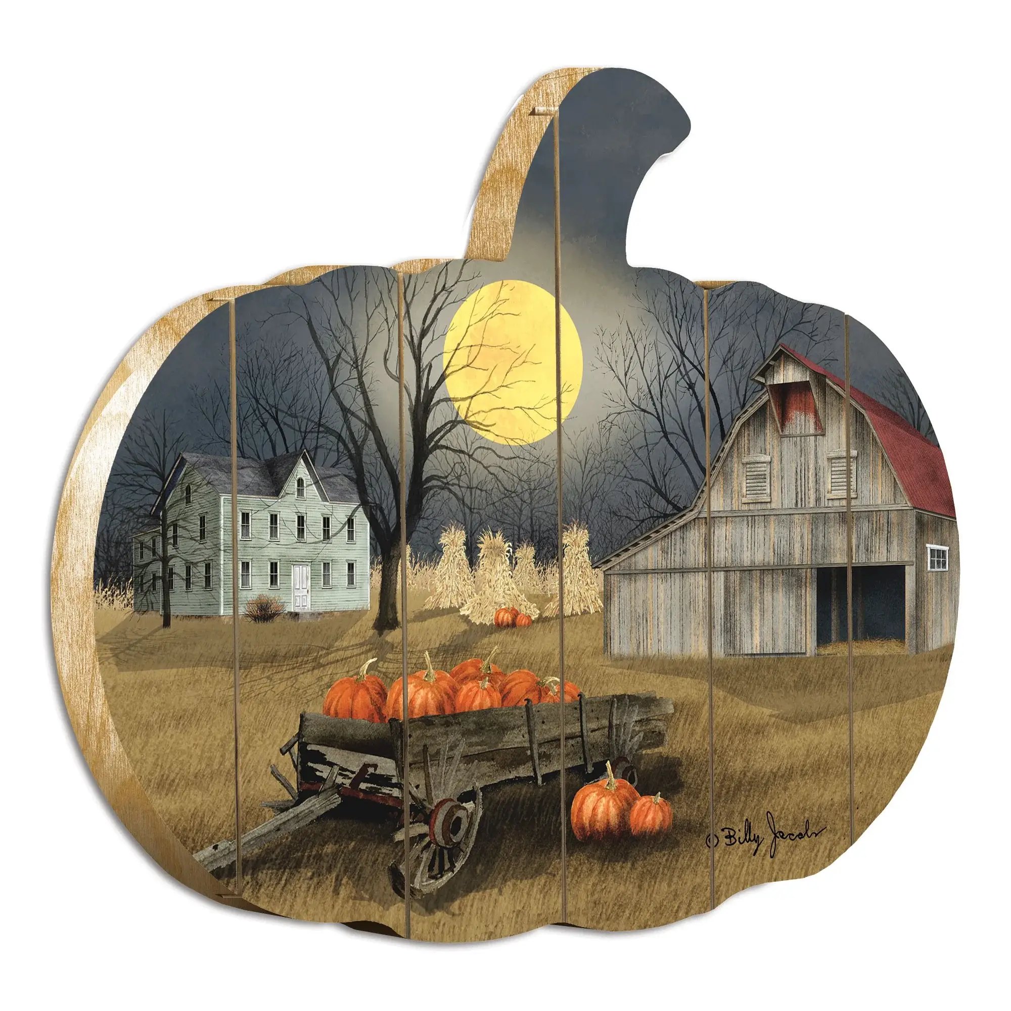 Harvest Moon 3 Unframed Print Kitchen Wall Art - Image 3