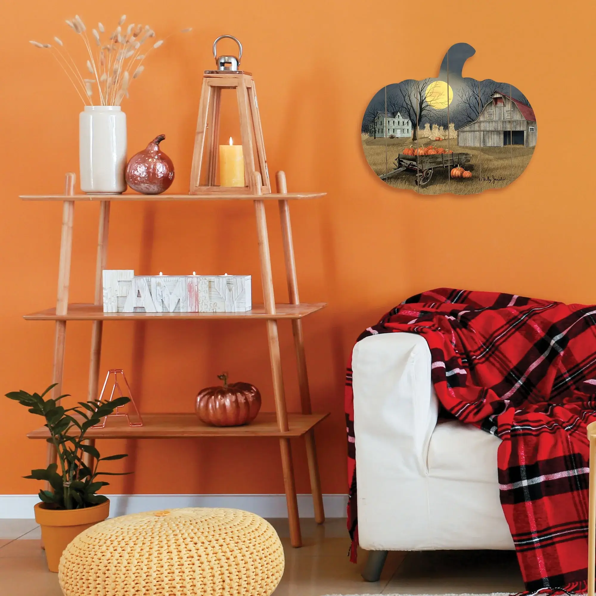 Harvest Moon 3 Unframed Print Kitchen Wall Art - Image 4