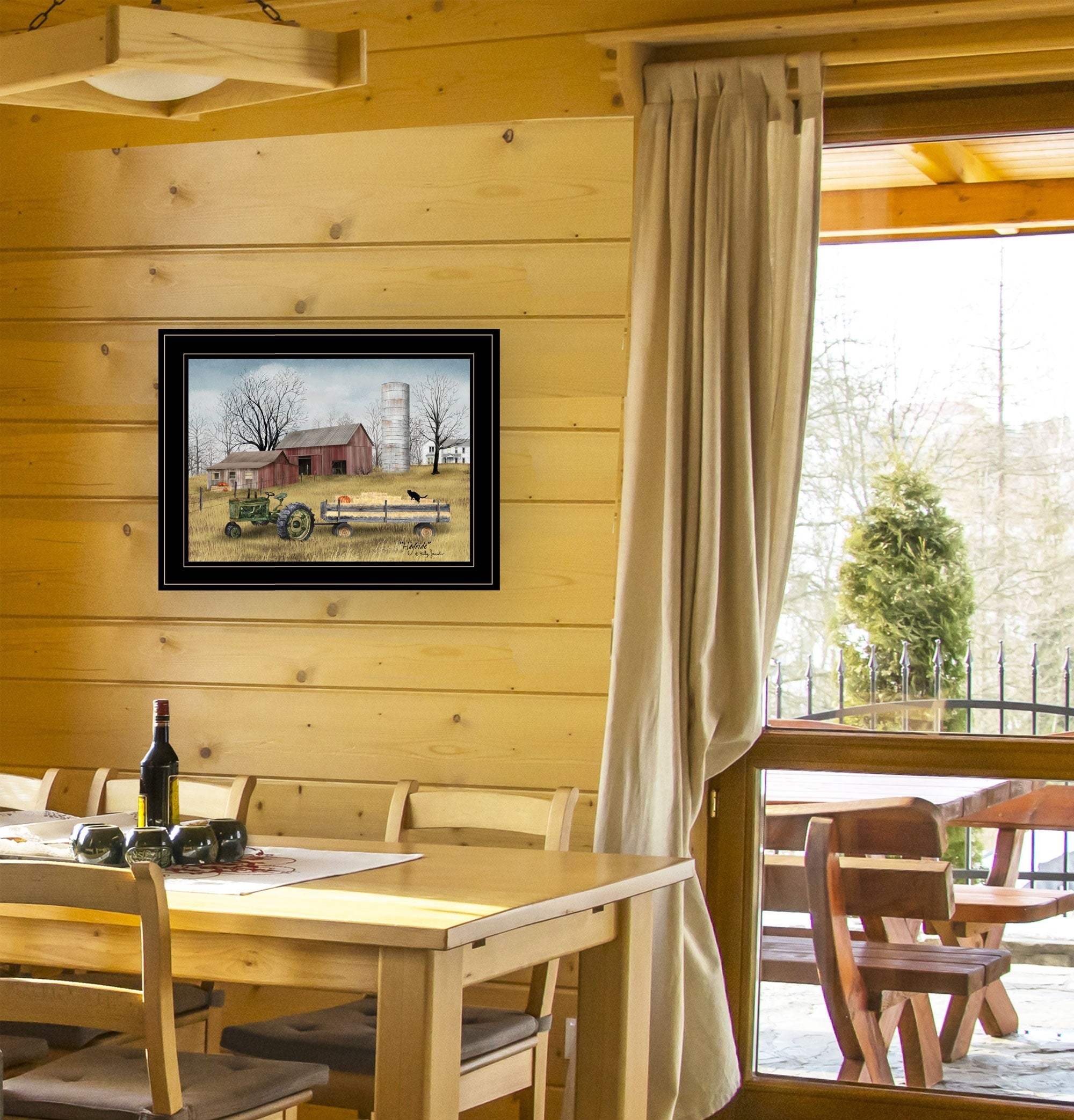 Hayride 2 Black Framed Print Wall Art - Image 5