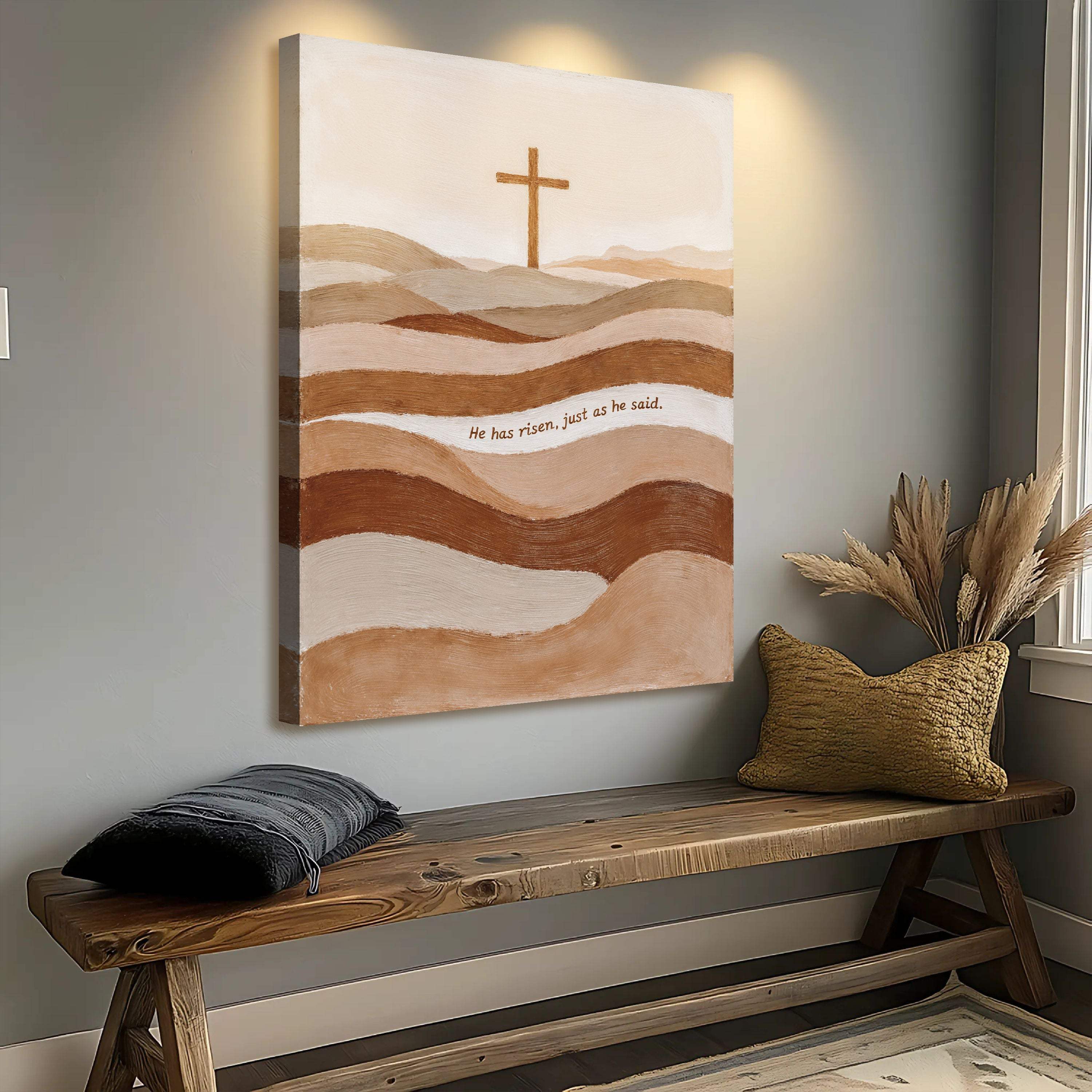 He Has Risen Just As He Said Faith Sign - Image 4