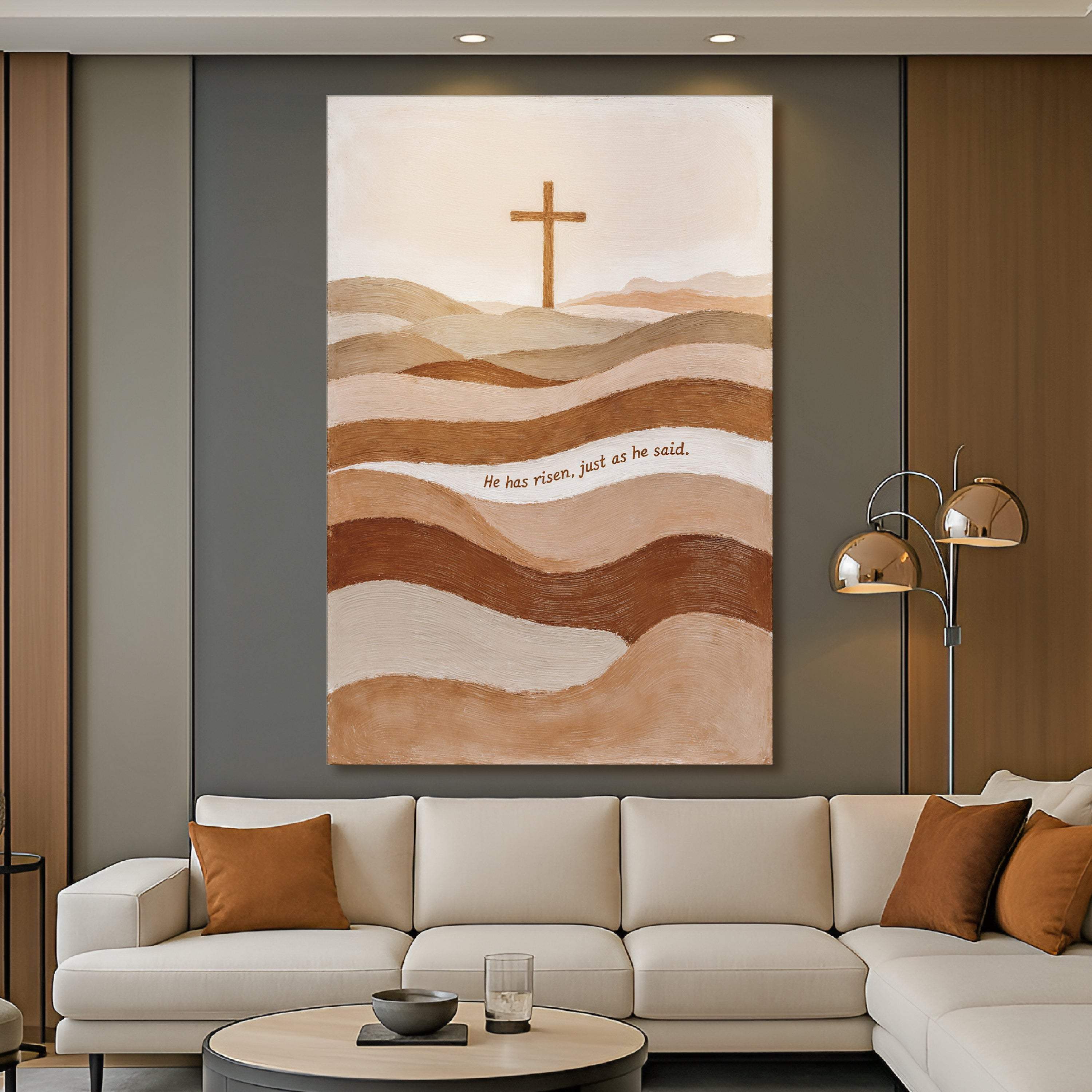 He Has Risen Just As He Said Faith Sign - Image 5