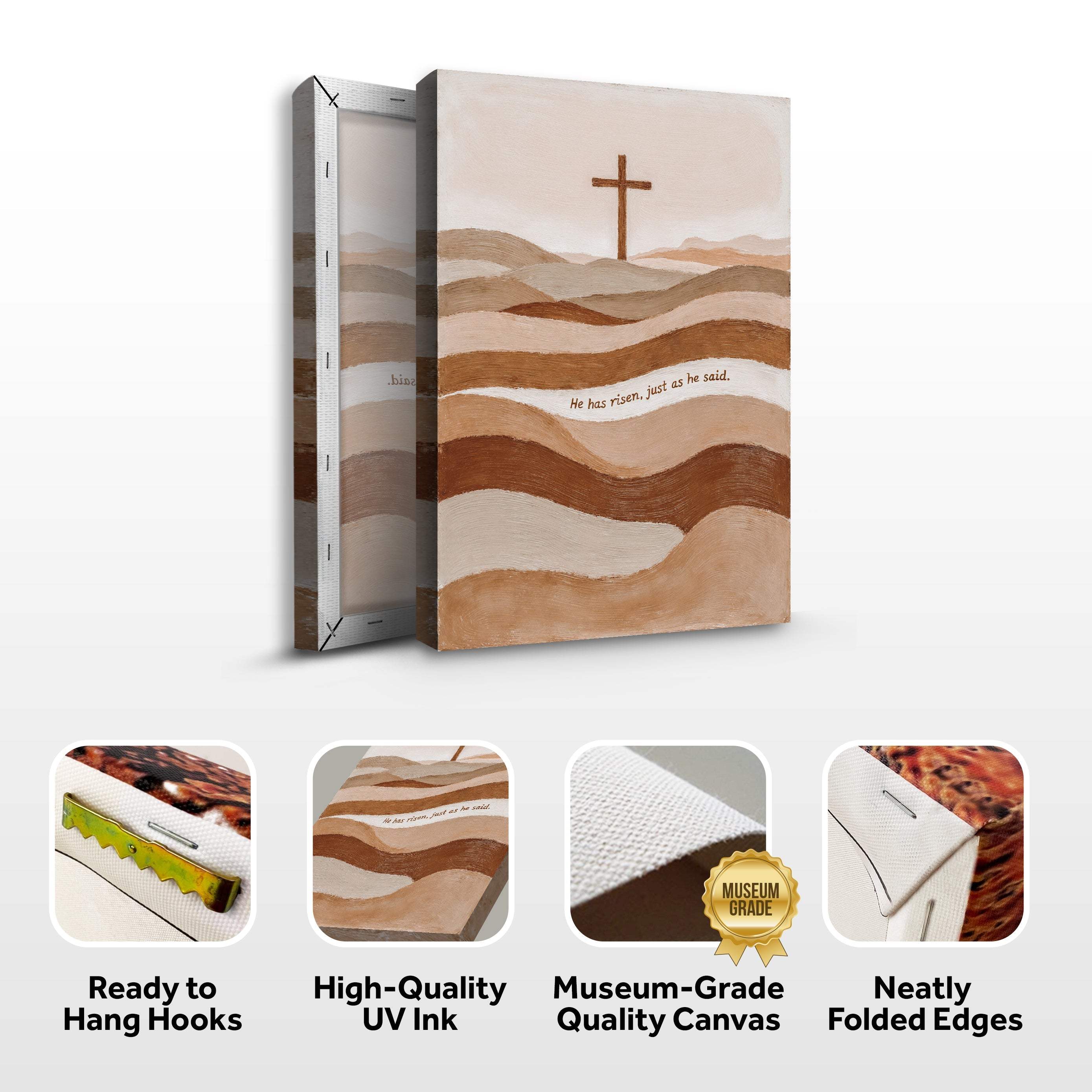 He Has Risen Just As He Said Faith Sign - Image 8