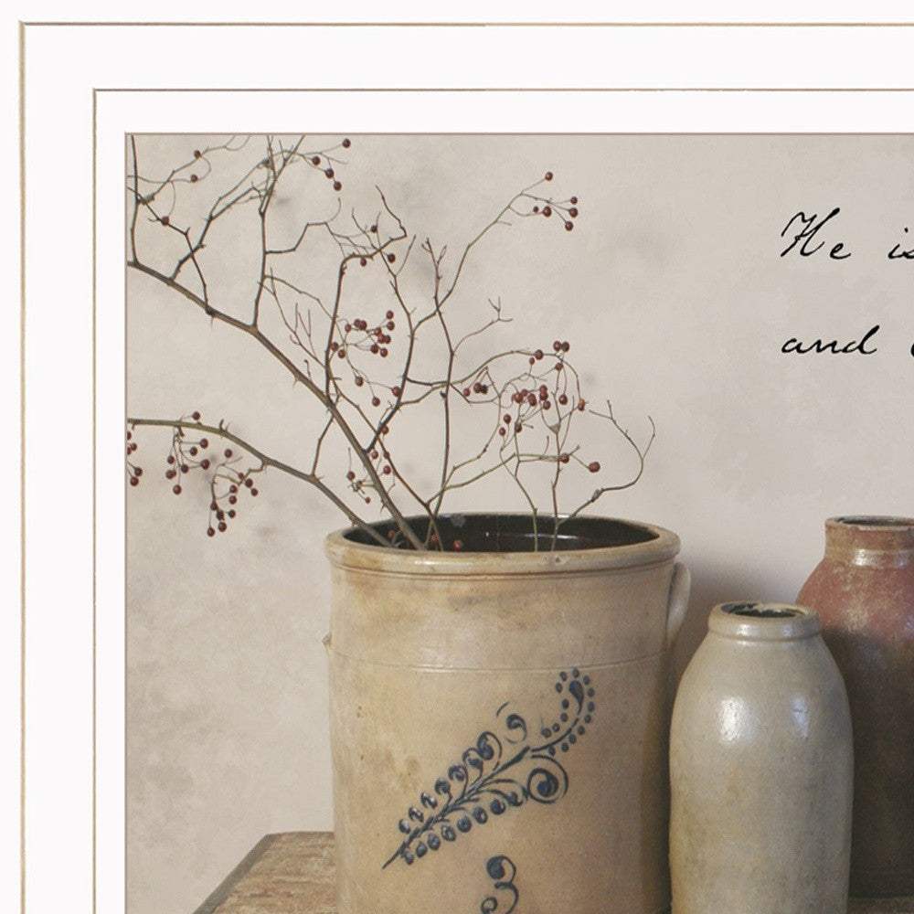 He is the Potter 1 White Framed Print Wall Art - Image 4