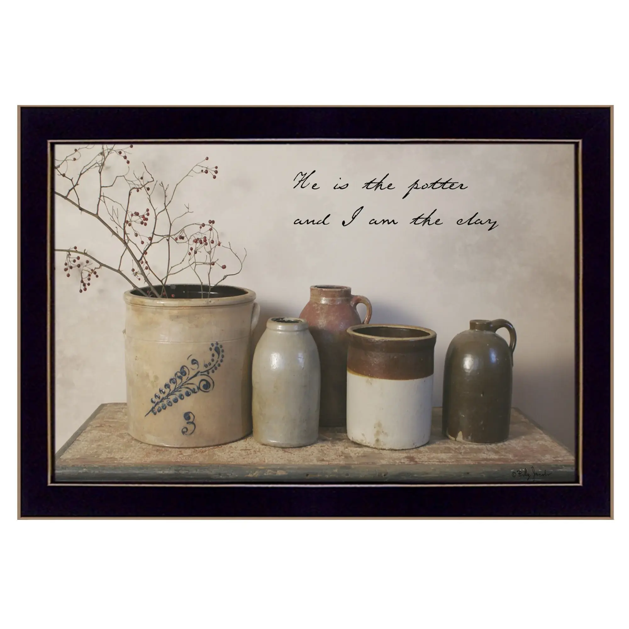 He is the Potter Black Framed Print Wall Art - Image 2