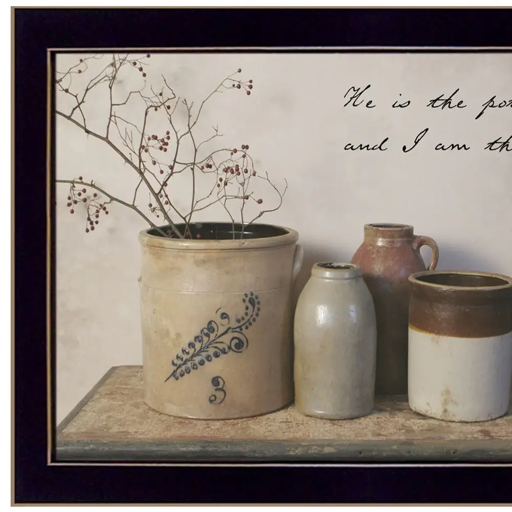 He is the Potter Black Framed Print Wall Art - Image 3
