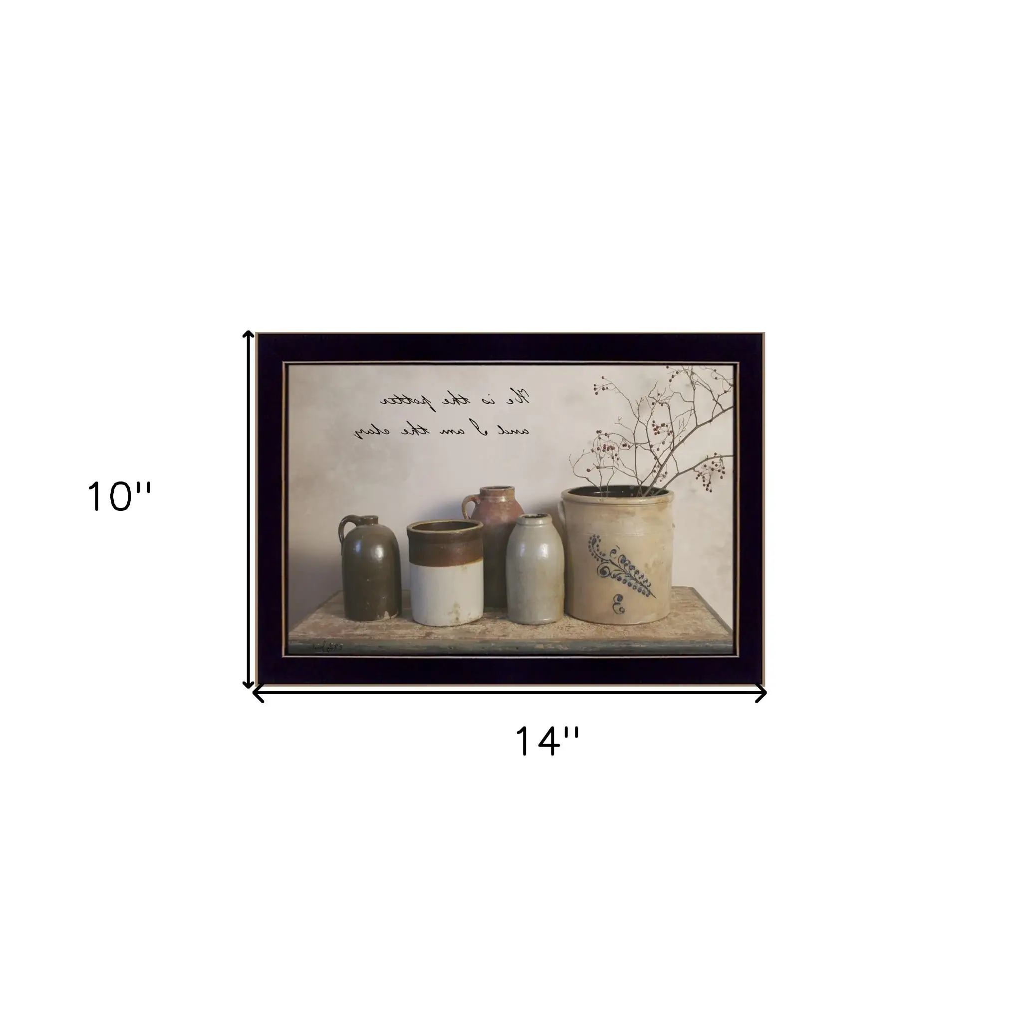 He is the Potter Black Framed Print Wall Art - Image 4