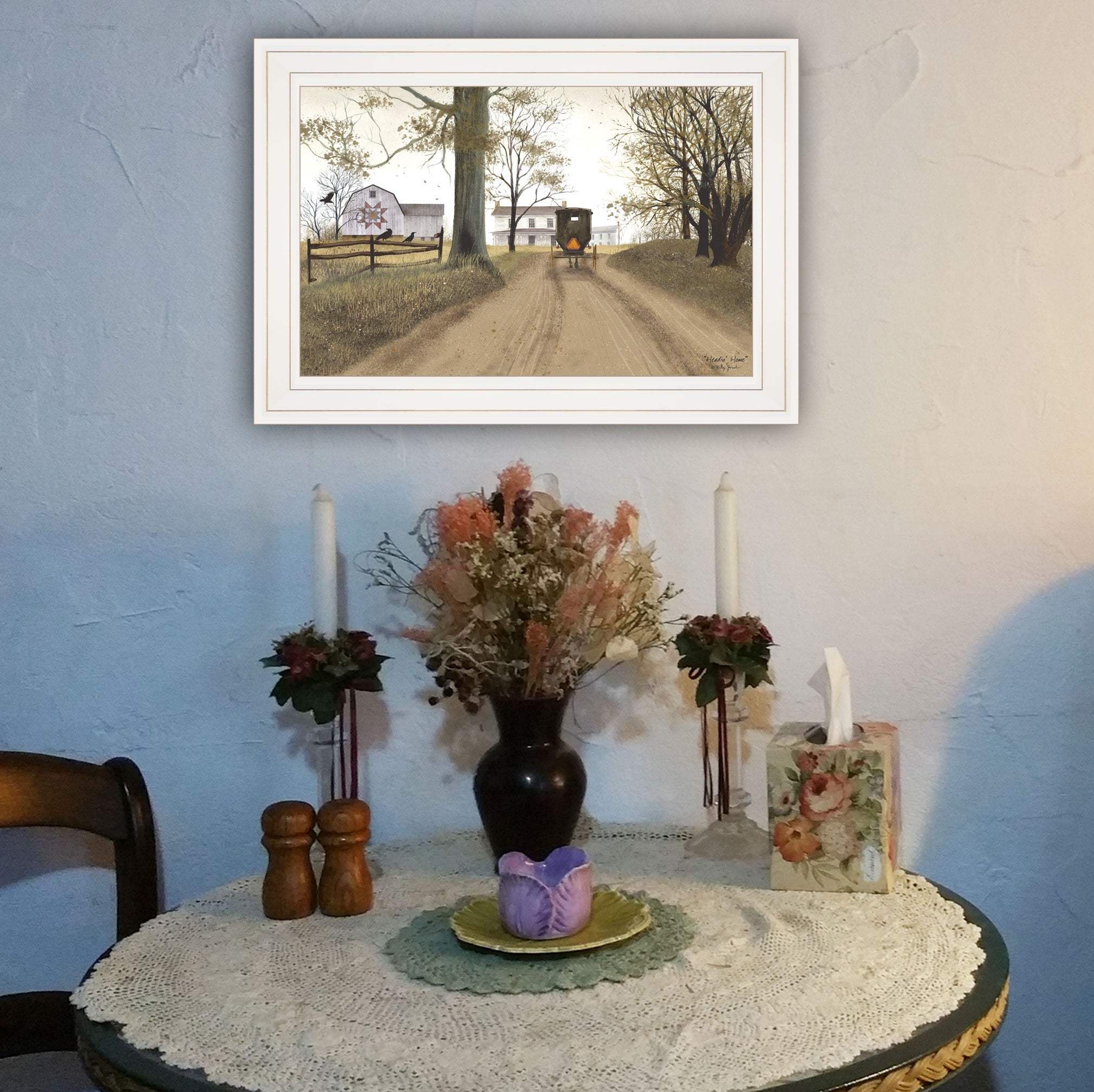 Headin Home 1 White Framed Print Wall Art - Image 6