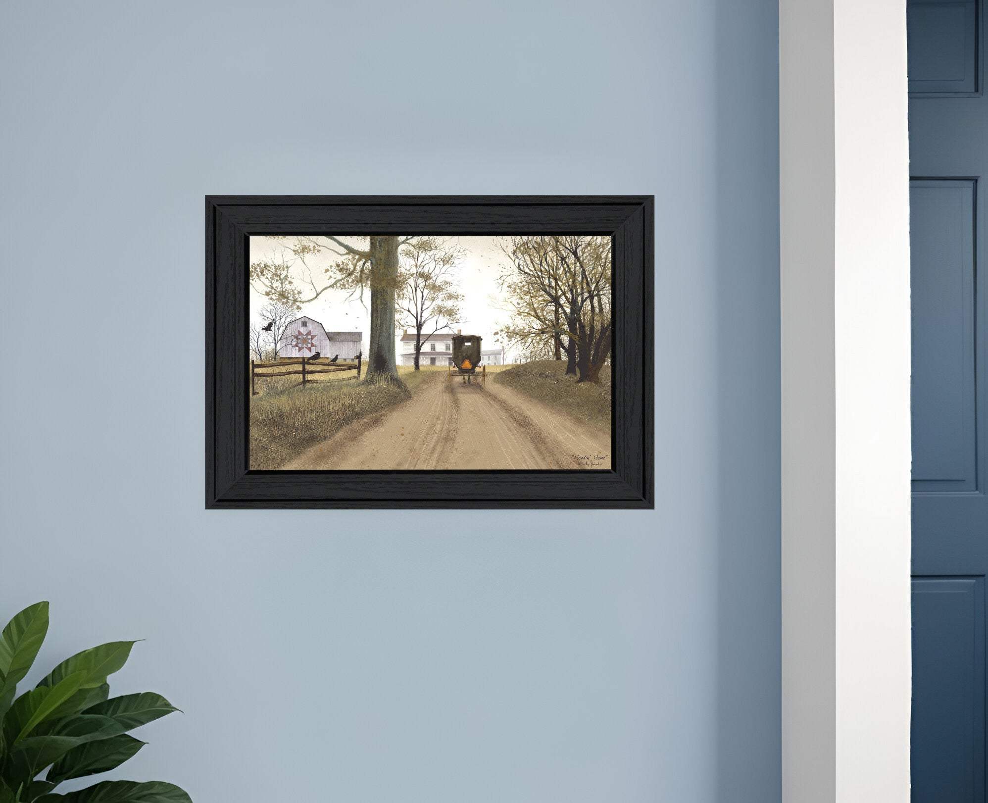 Headin Home 2 Black Framed Print Wall Art - Image 2