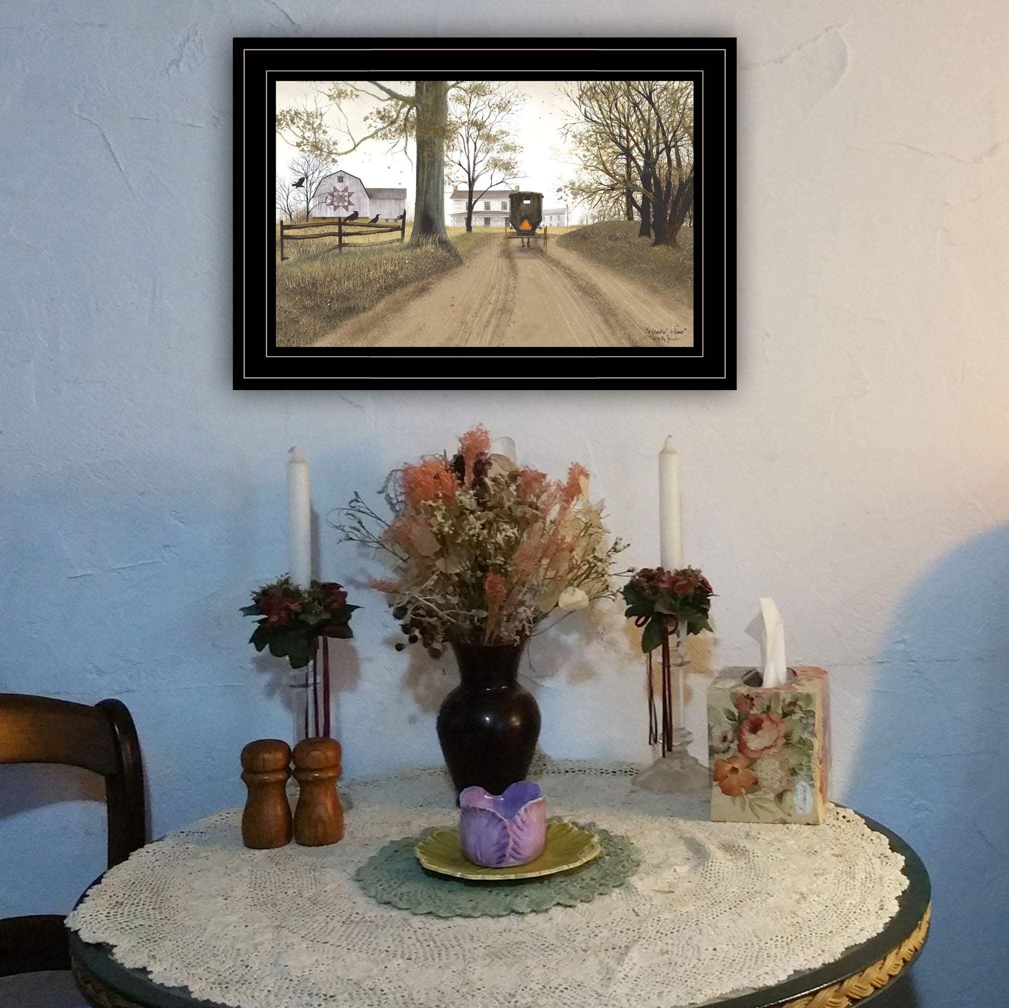 Headin Home 3 Black Framed Print Wall Art - Image 7