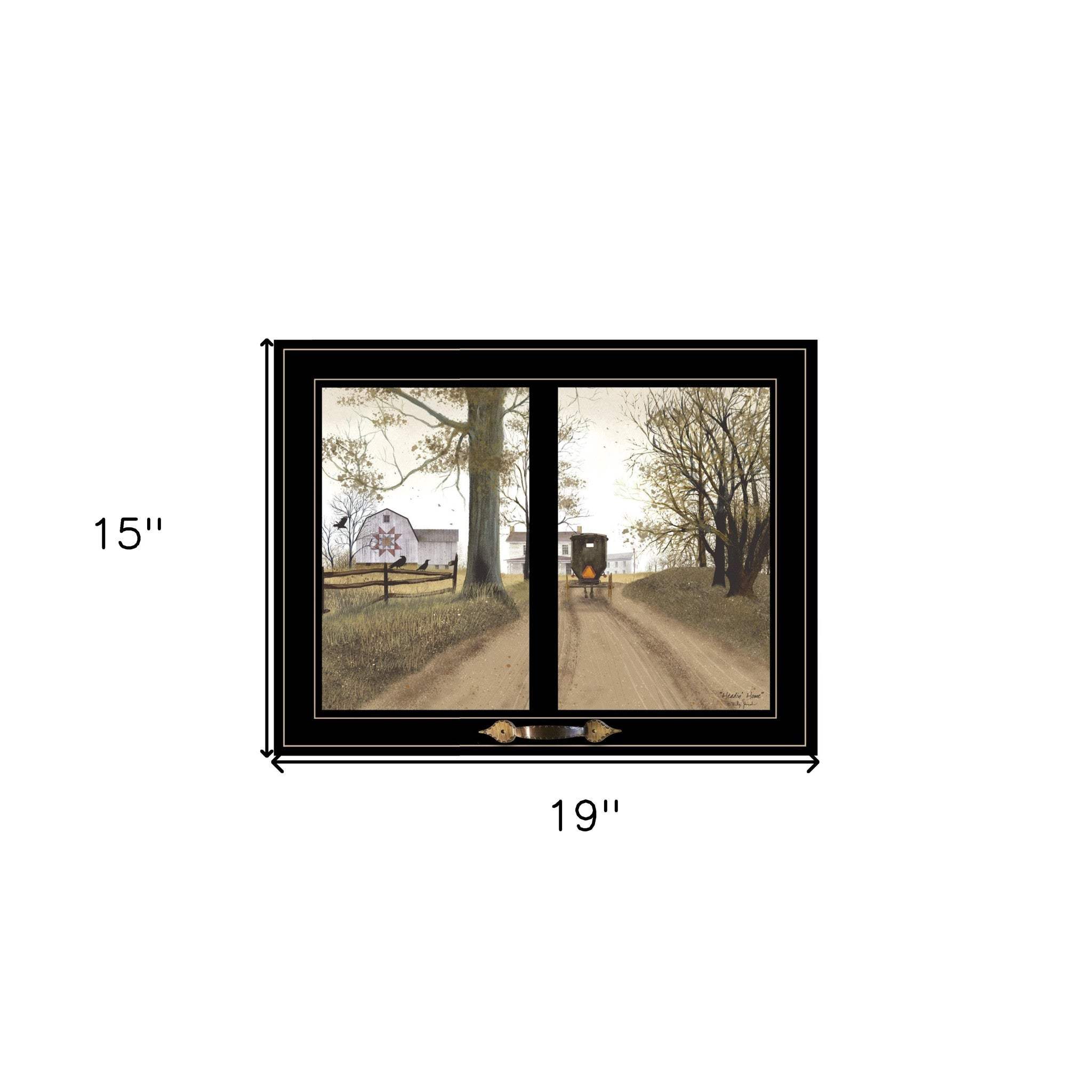Heading Home 2 Black Framed Print Wall Art - Image 6