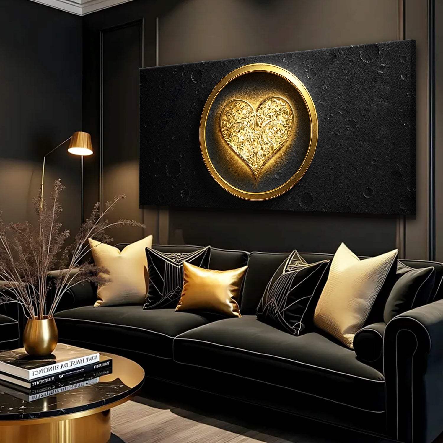 Heart Eclipse Wall Art - Image 4