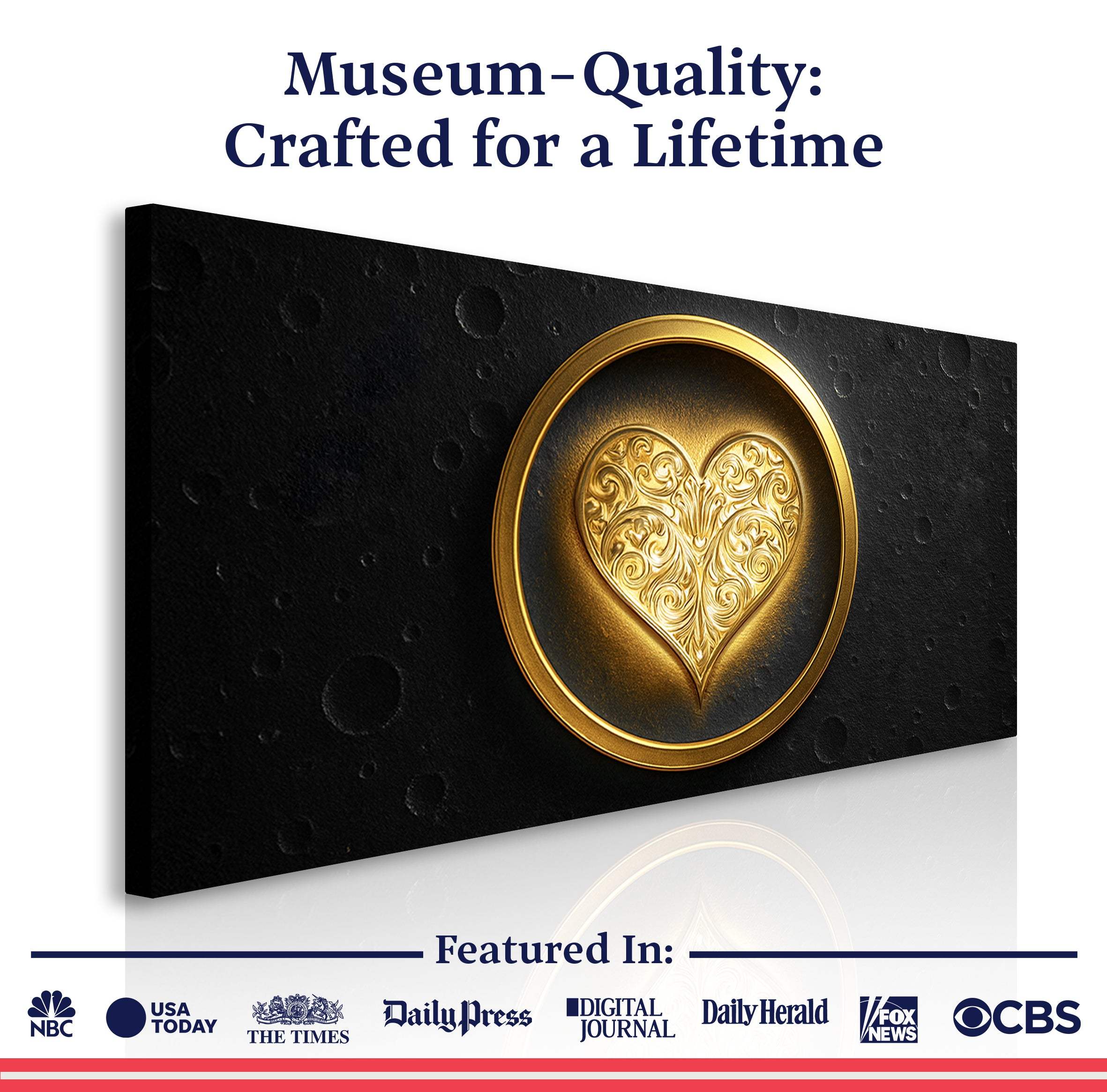 Heart Eclipse Wall Art - Image 6