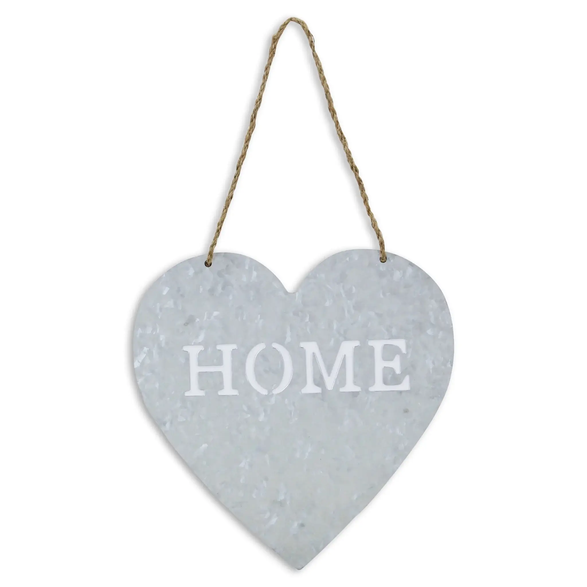 Home Gray Galvanized Cut Out Metal Wall Decor - Image 5