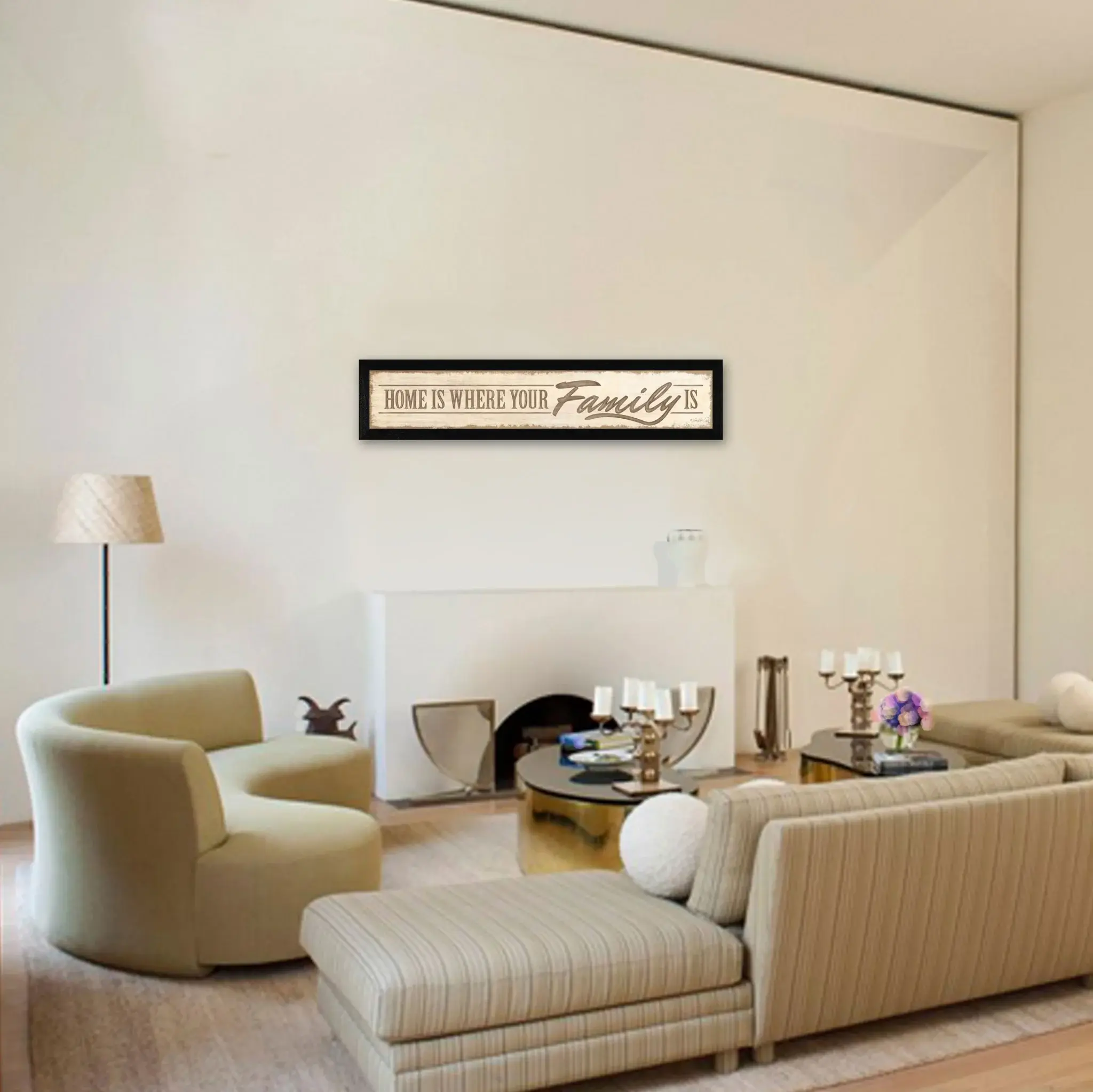 Home Is? 1 Black Framed Print Wall Art - Image 4