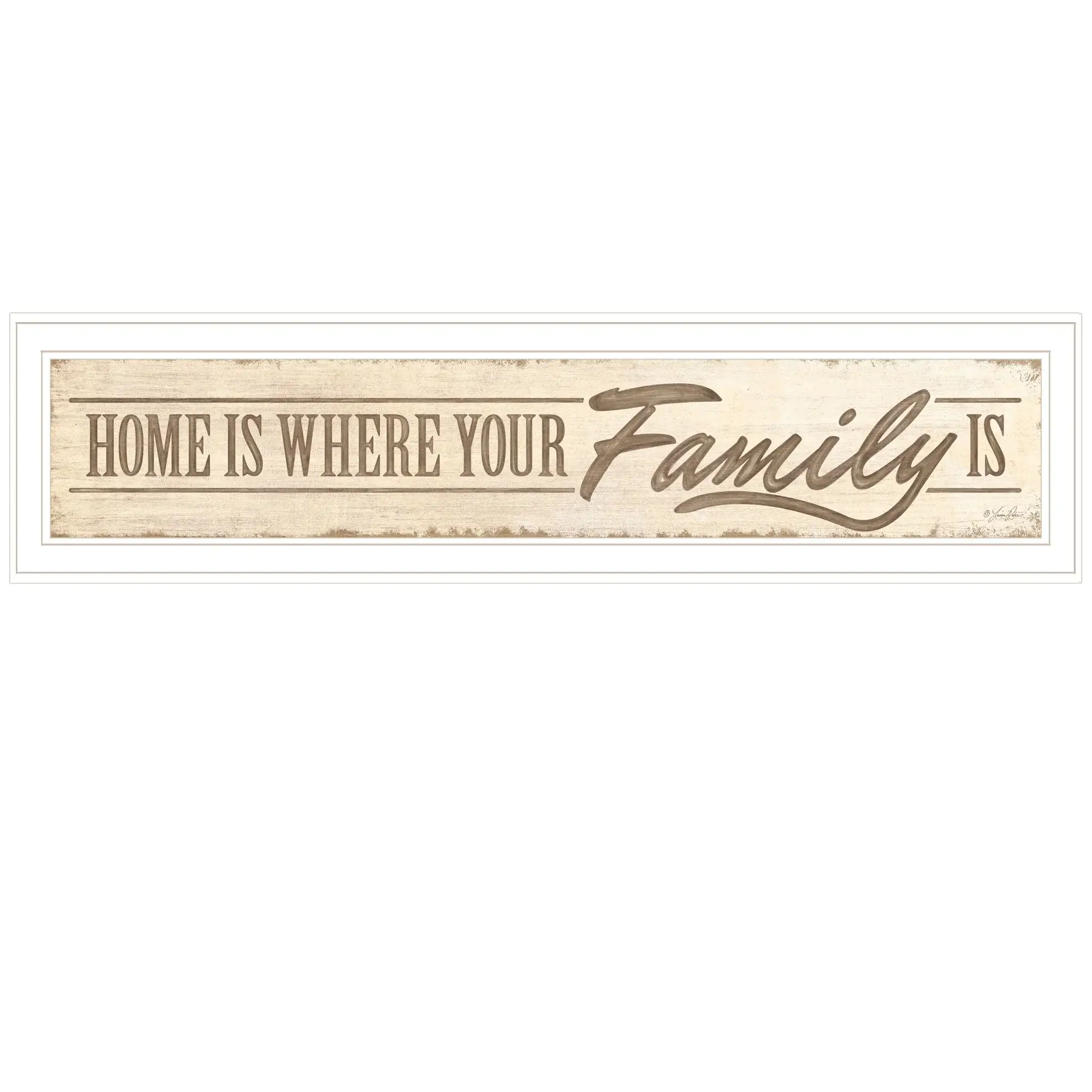 Home Is? 3 White Framed Print Wall Art - Image 2