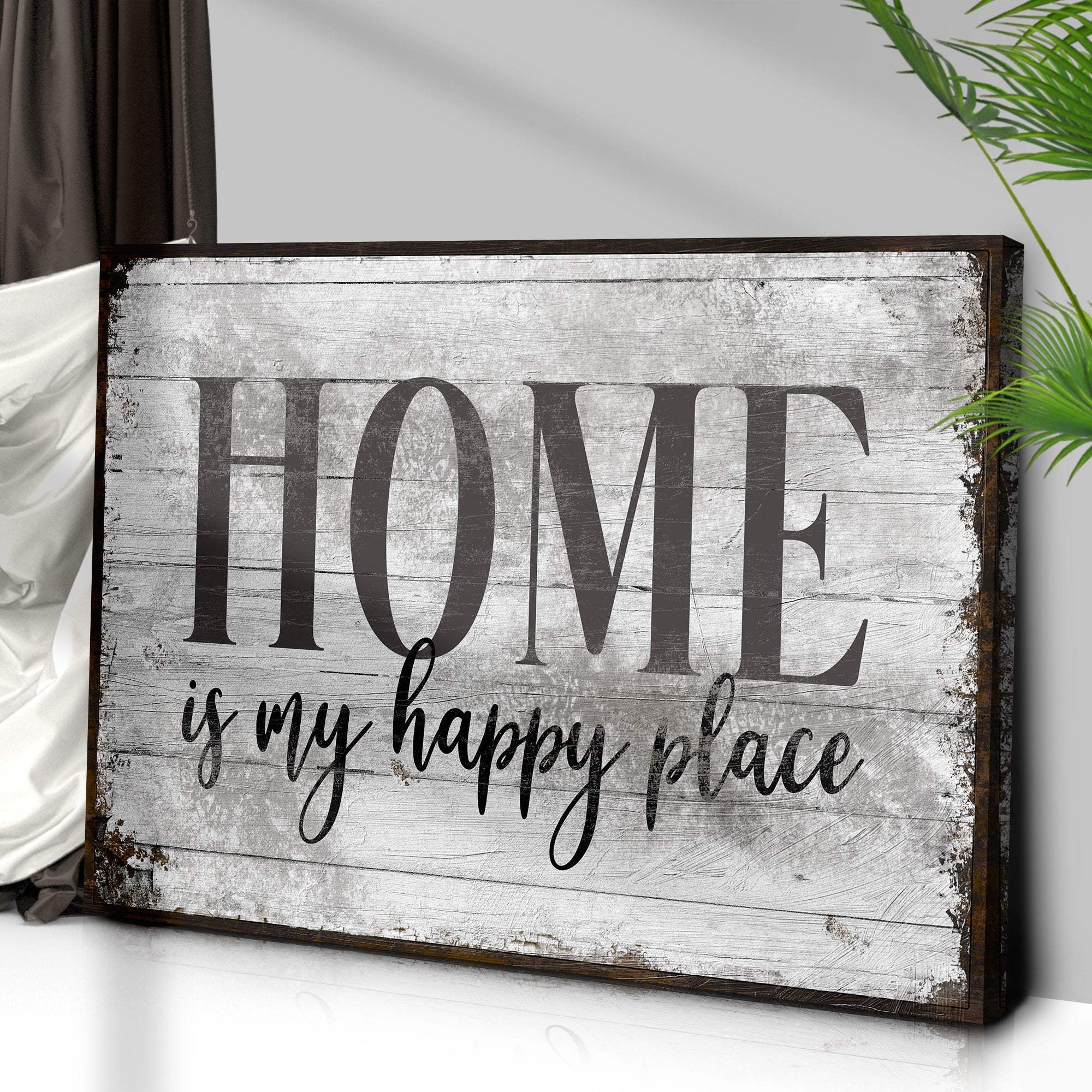 Home Is My Happy Place Sign III - Image 3