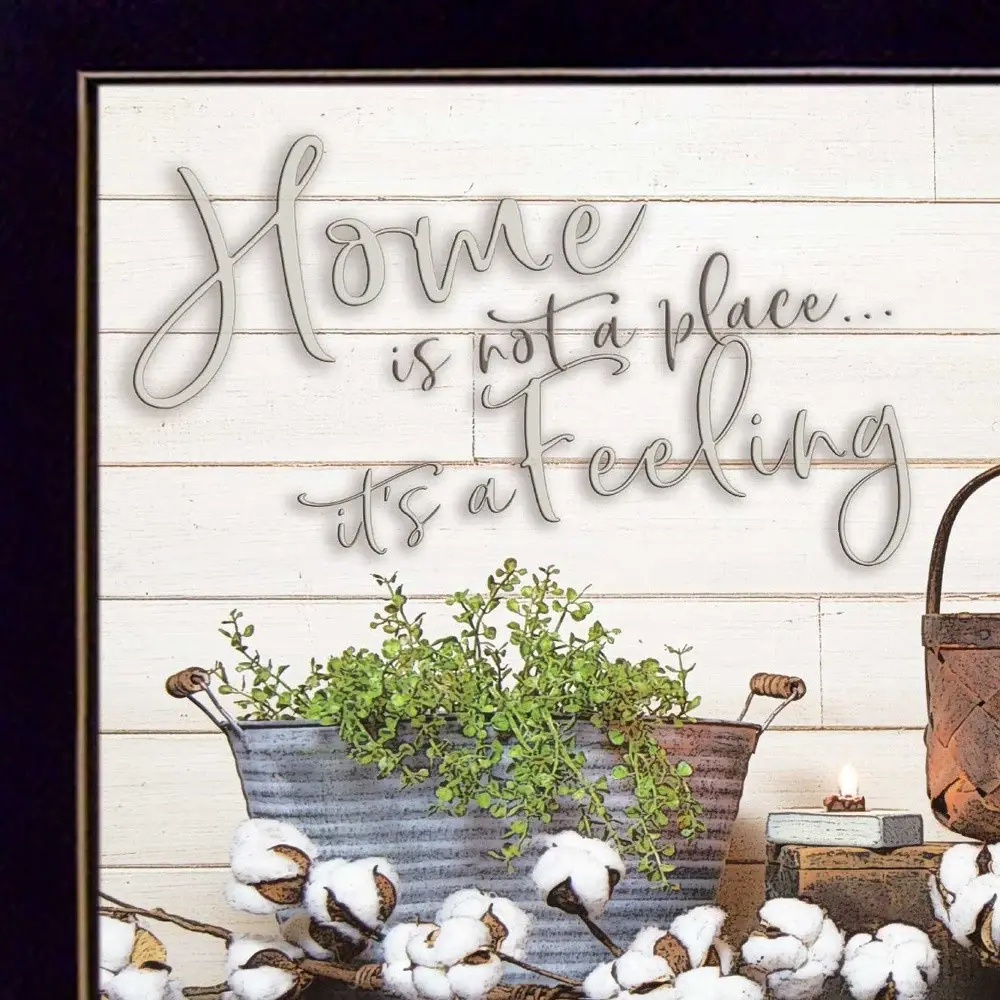 Home is not a Place 1 Black Framed Print Wall Art - Image 4