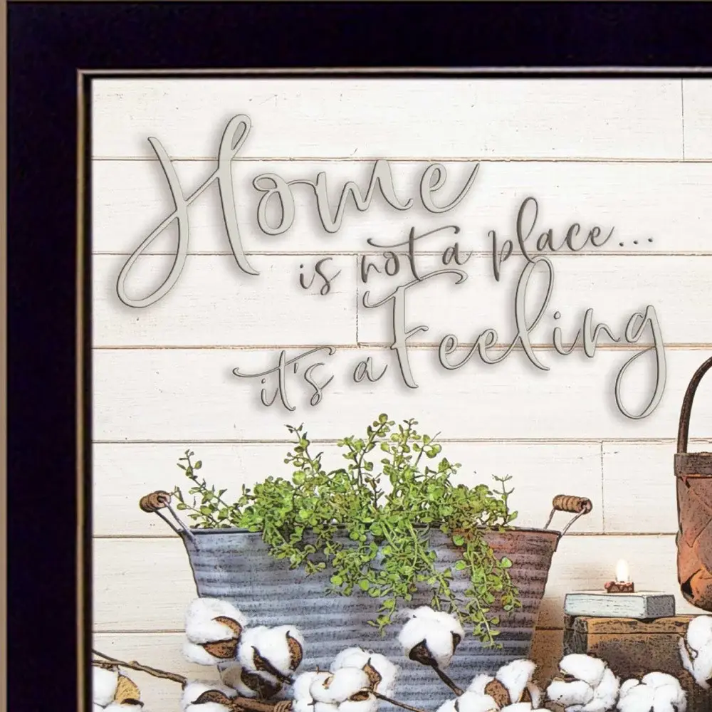 Home is not a Place 1 Black Framed Print Wall Art - Image 5