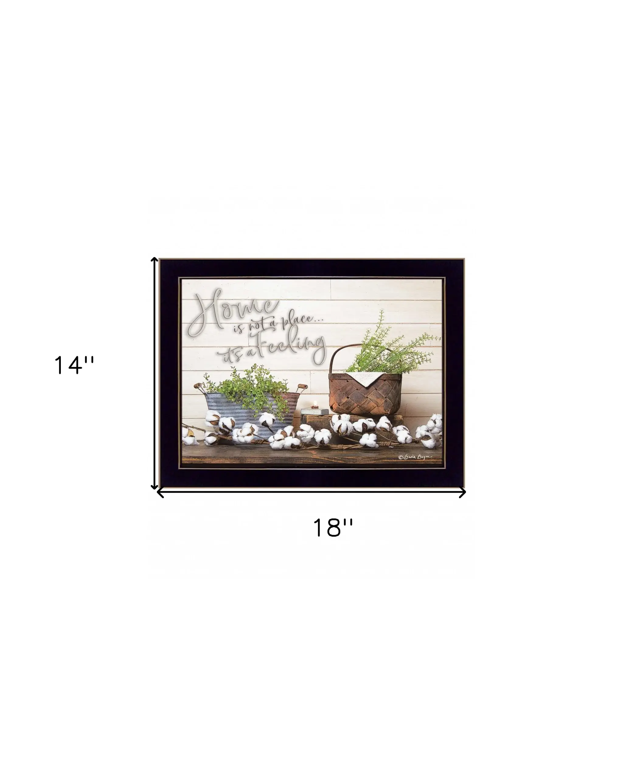 Home is not a Place 1 Black Framed Print Wall Art - Image 7