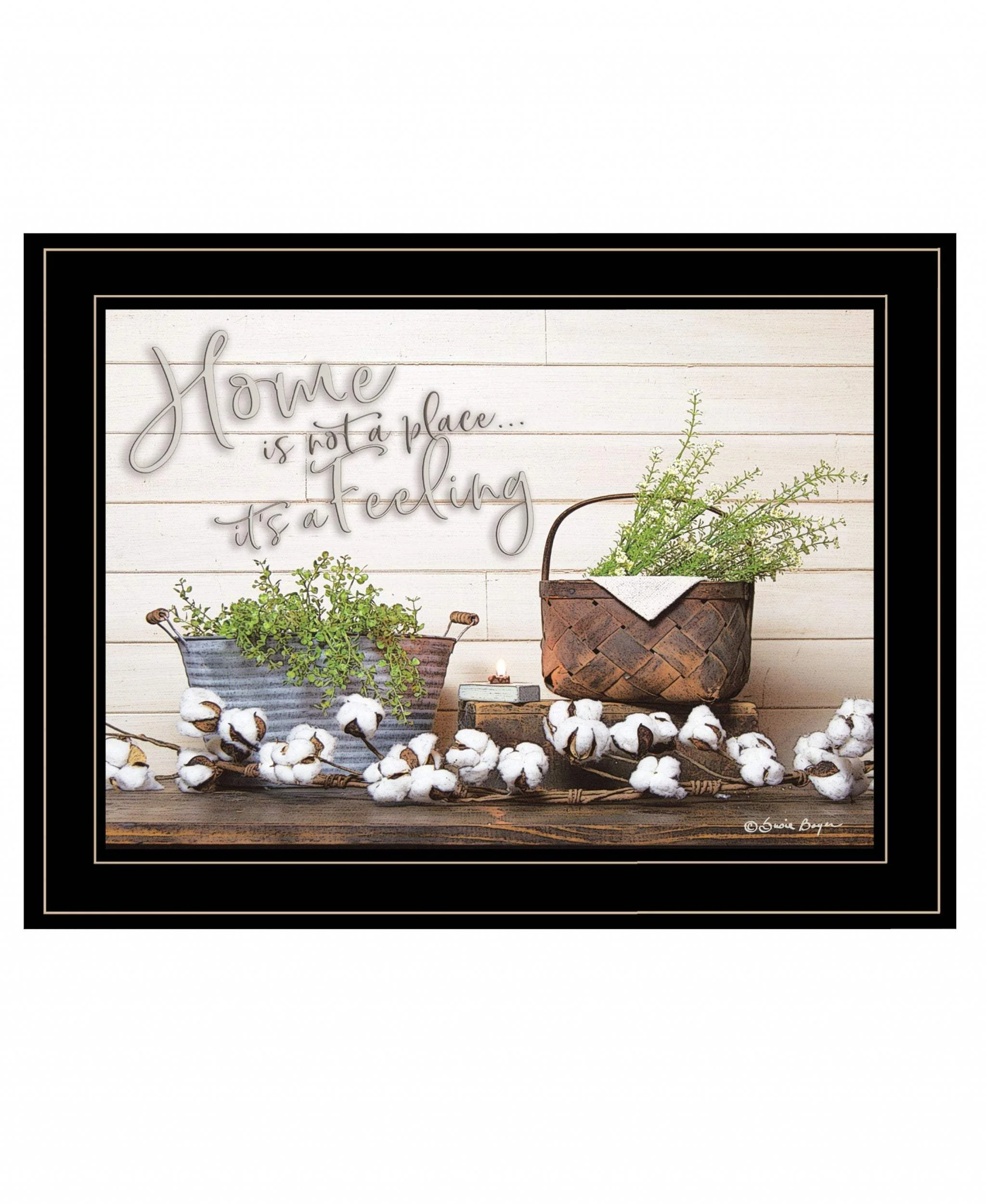 Home is not a Place 3 Black Framed Print Wall Art - Image 2