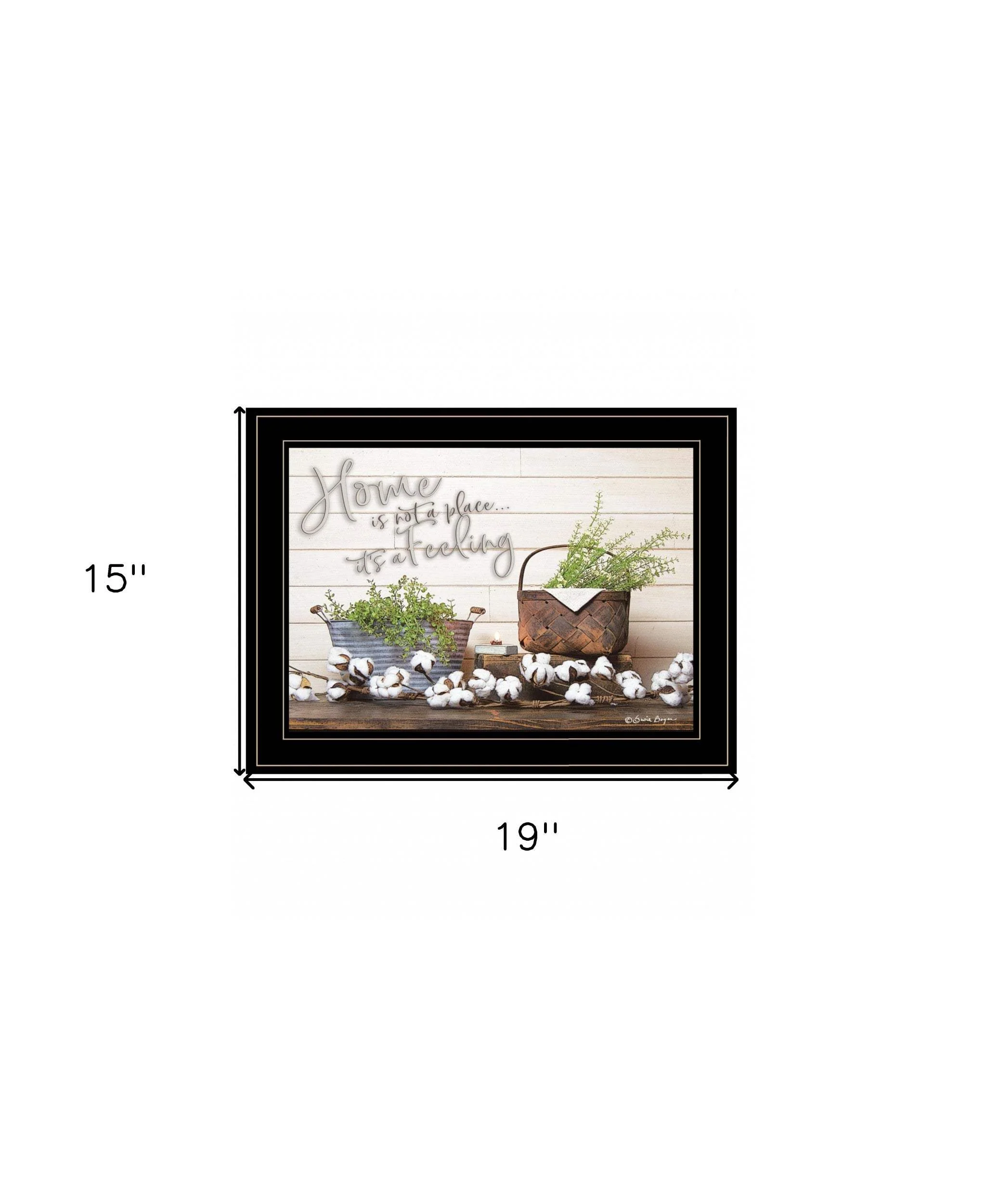 Home is not a Place 3 Black Framed Print Wall Art - Image 6