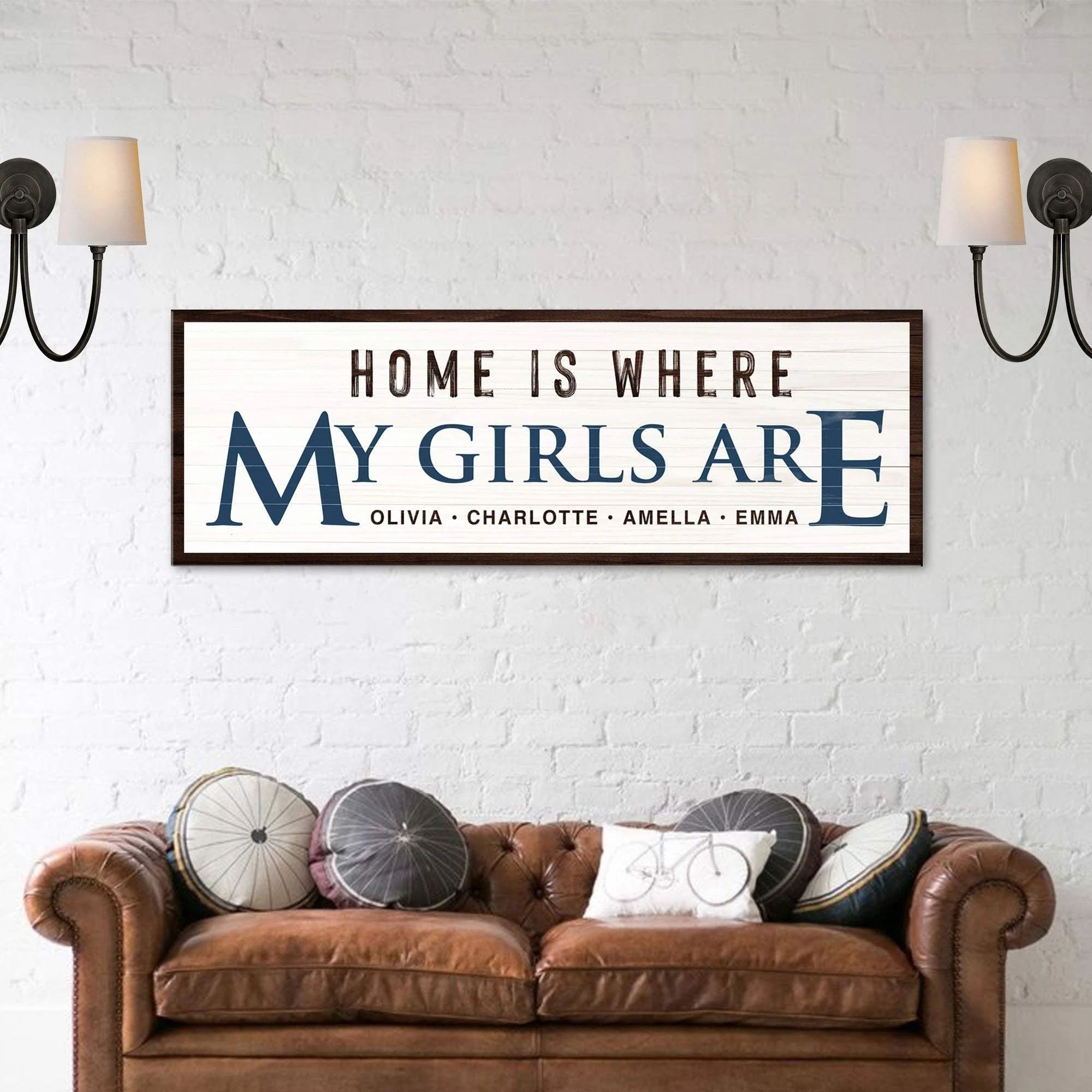 Home Is Where My Girls Are Sign III - Image 3