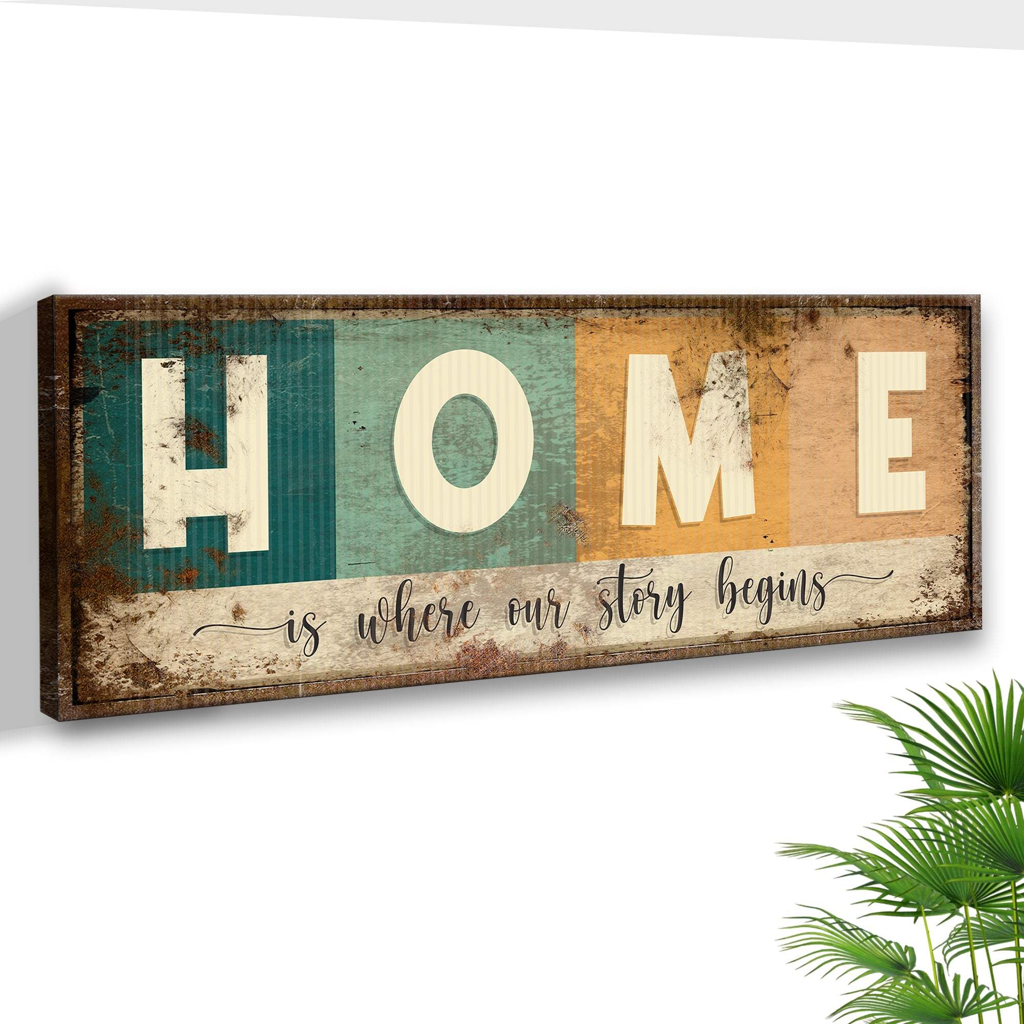 Home Is Where Our Story Begins Sign III - Image 3