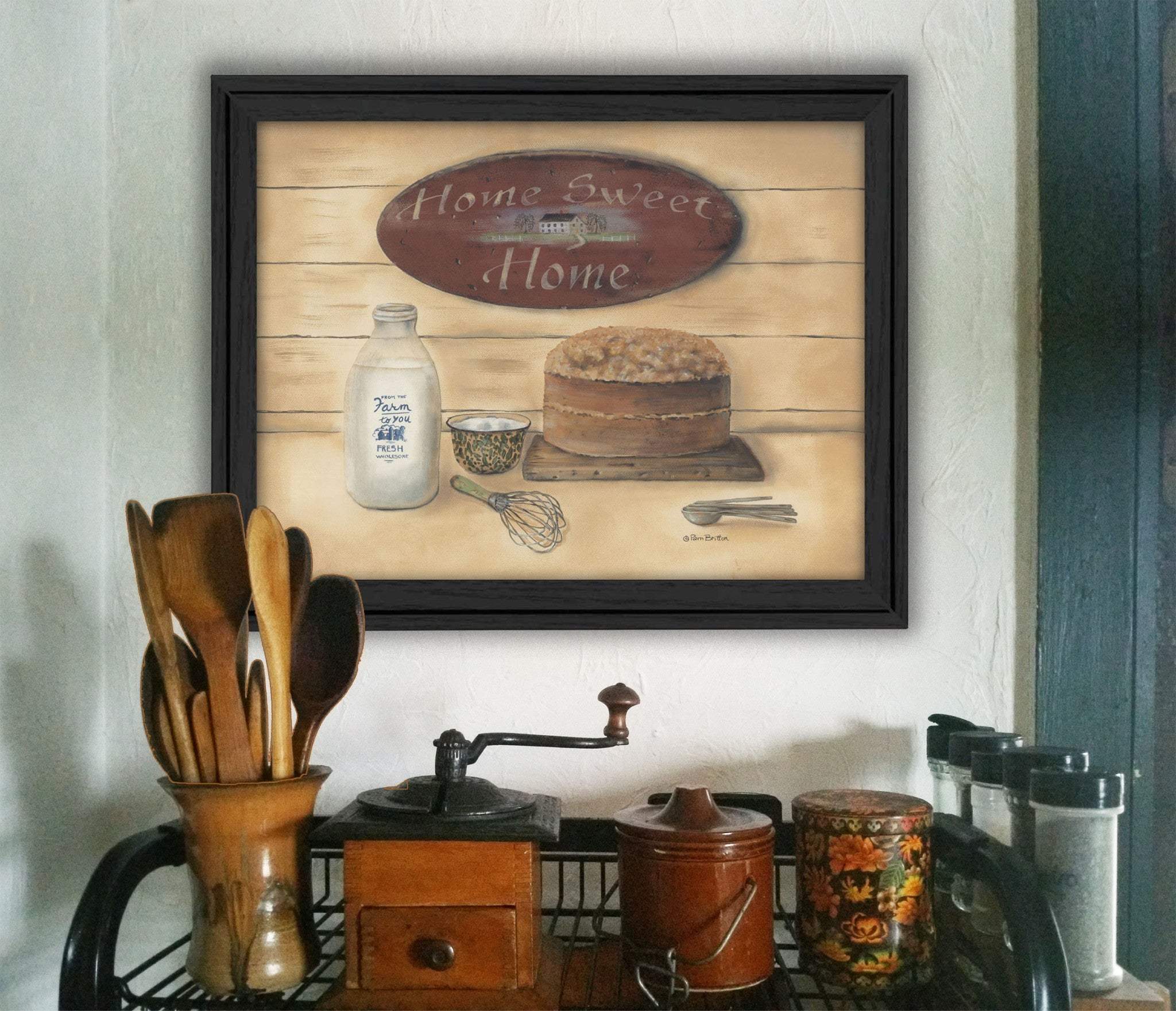 Home Sweet Home 2 Black Framed Print Wall Art - Image 4