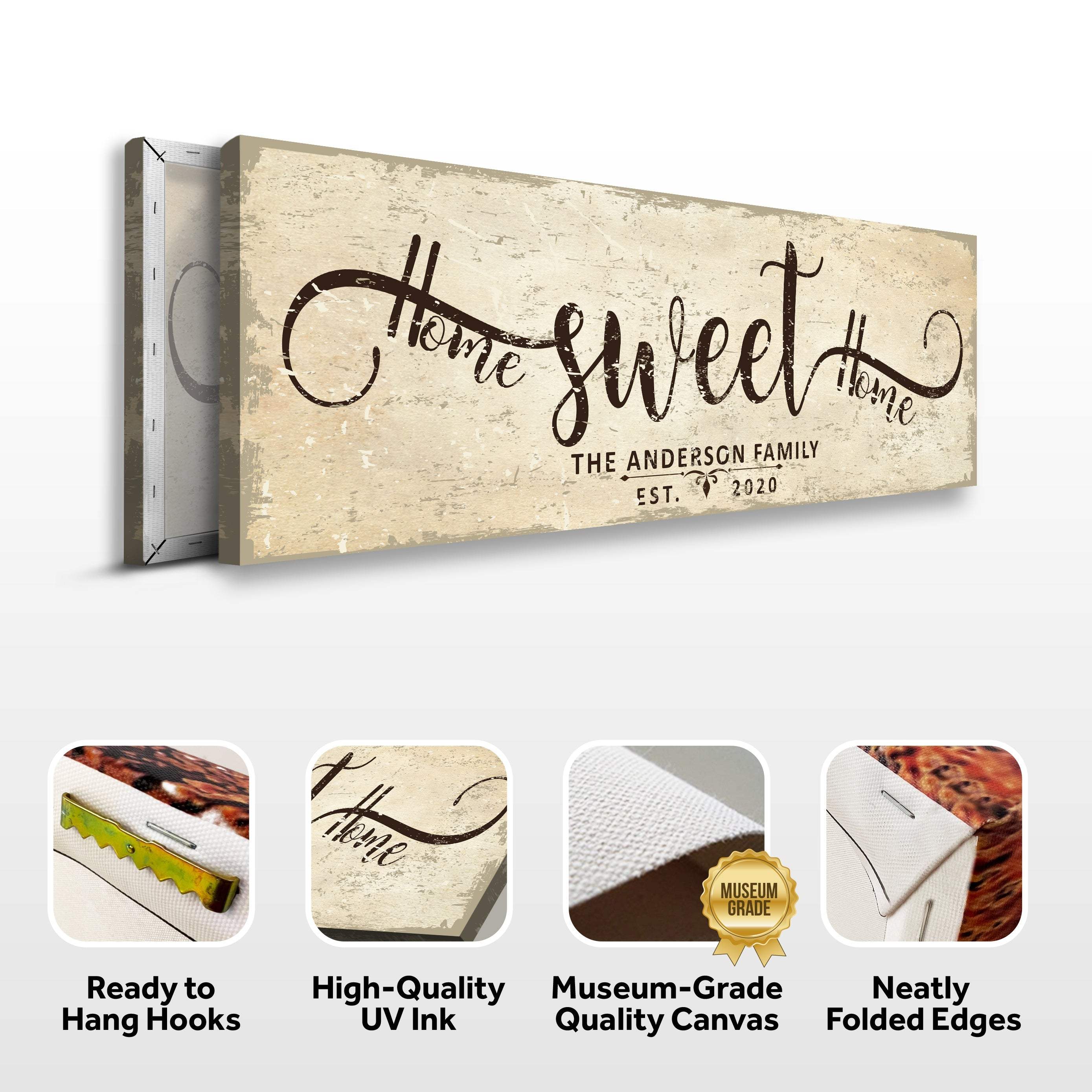 Home Sweet Home Sign VI - Image 4