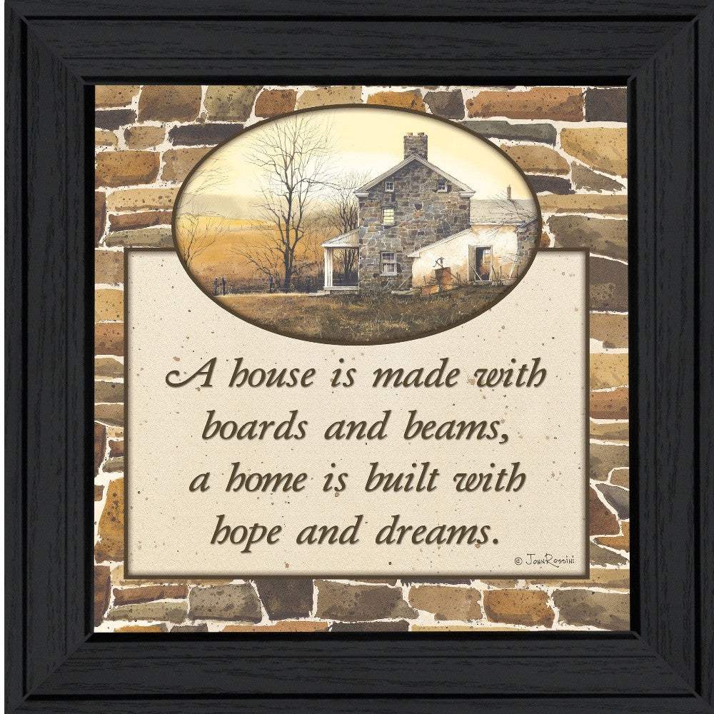 Hope and Dreams 1 Black Framed Print Wall Art - Image 3