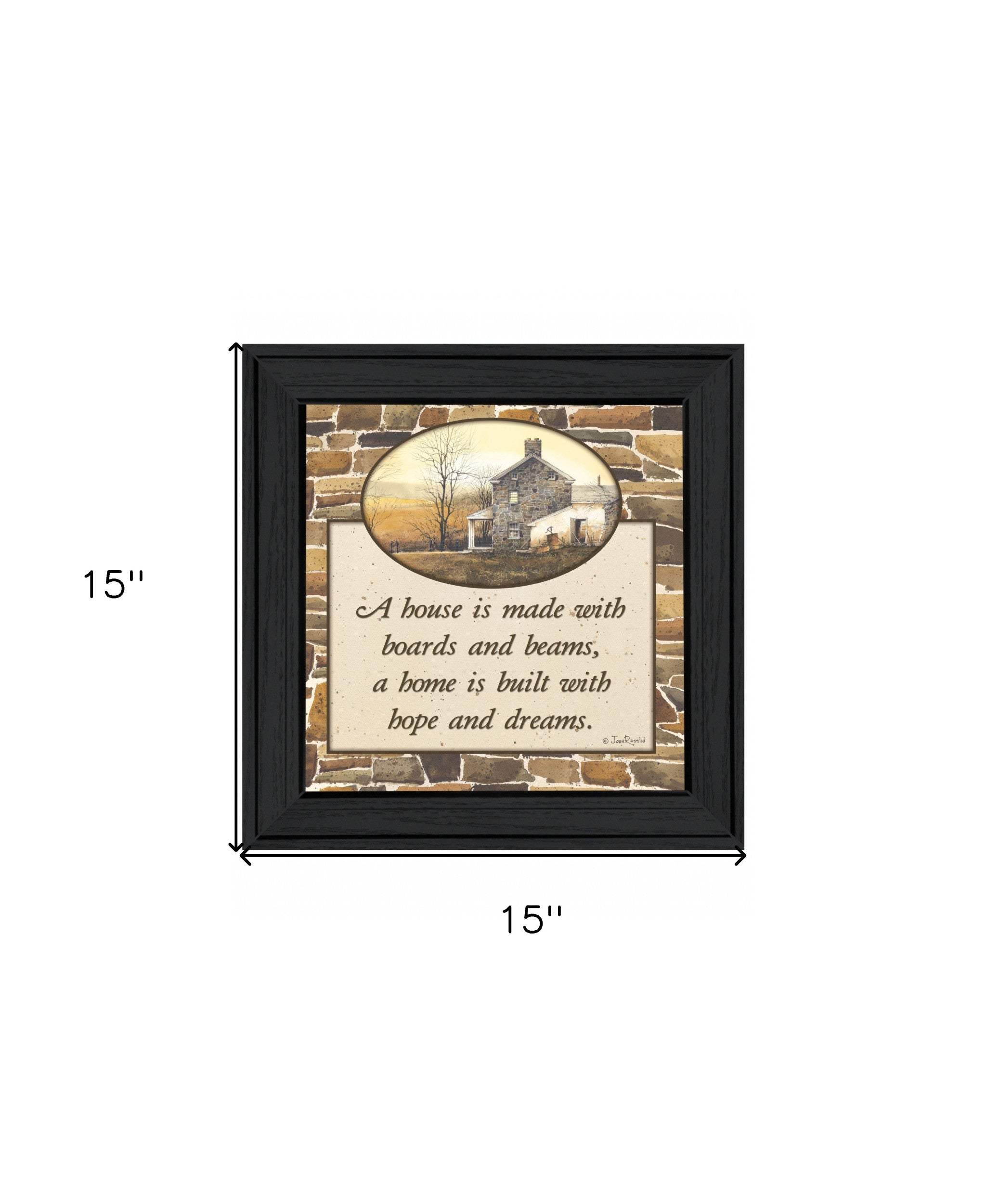 Hope and Dreams 1 Black Framed Print Wall Art - Image 6
