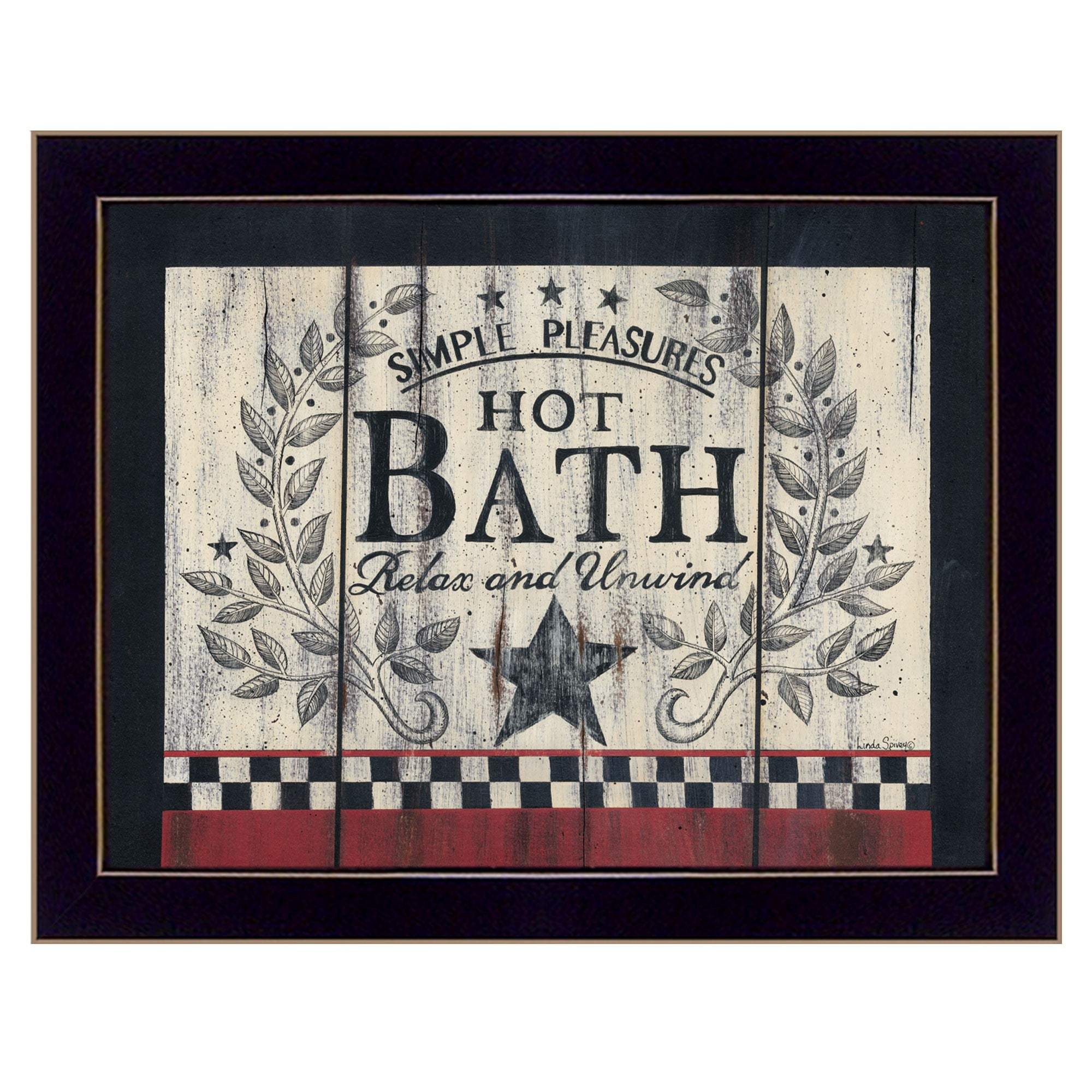Hot Bath 15 Black Framed Print Bathroom Wall Art - Image 2