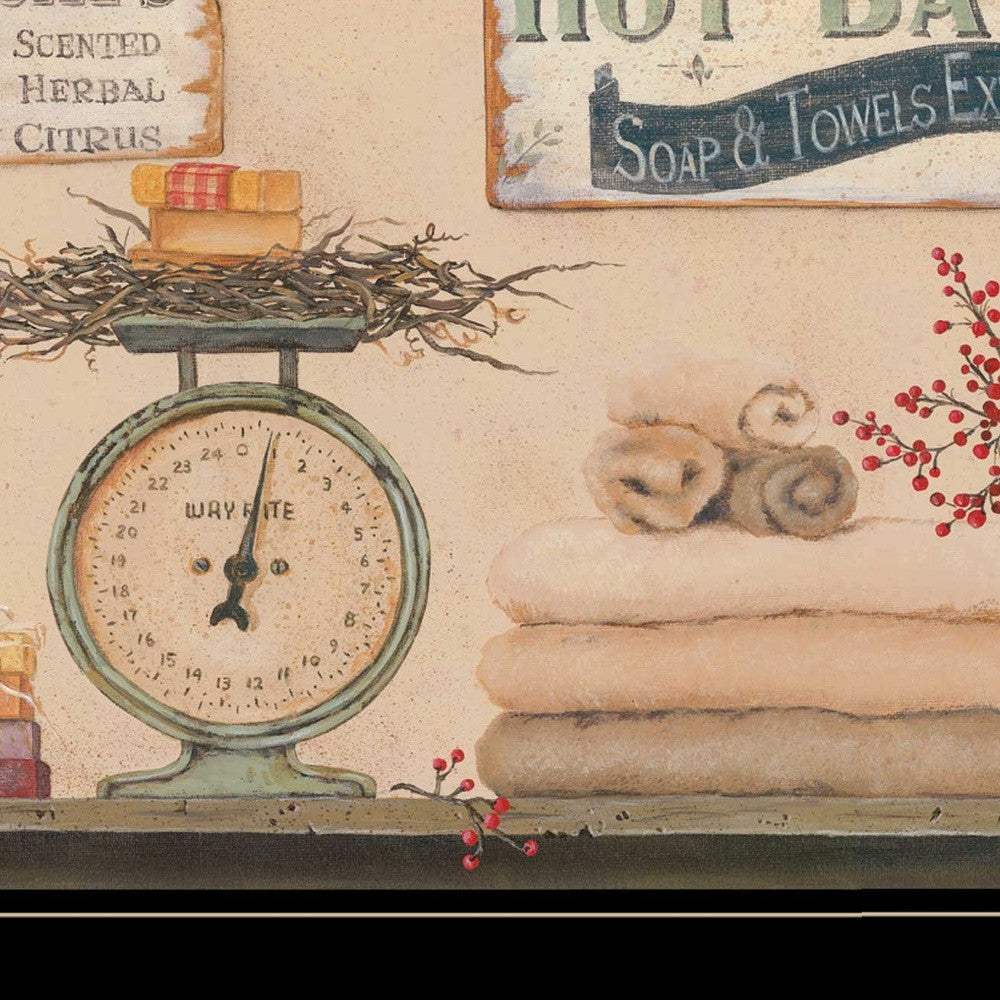 Hot Bath 17 Black Framed Print Bathroom Wall Art - Image 4