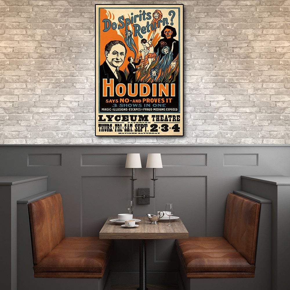 Houdini Spirits Vintage Magic Unframed Print Wall Art - Image 6