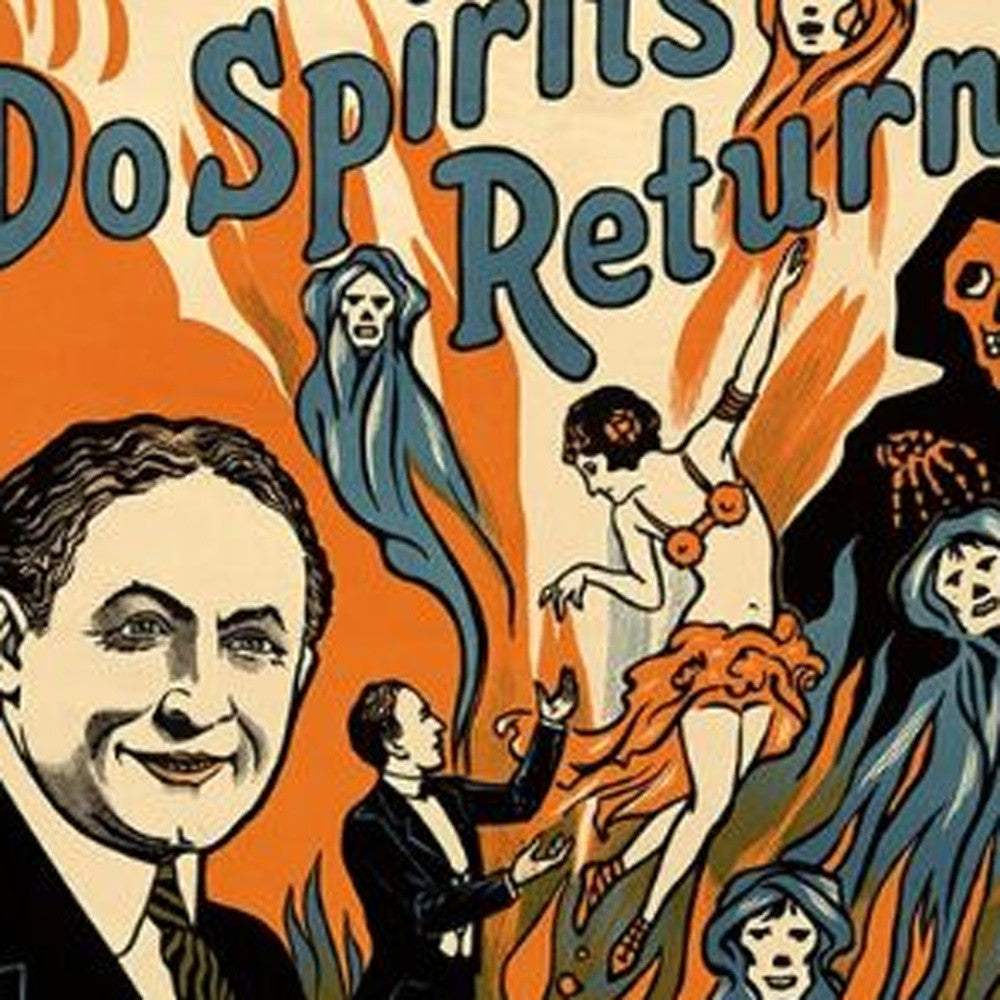 Houdini Spirits Vintage Magic Unframed Print Wall Art - Image 4