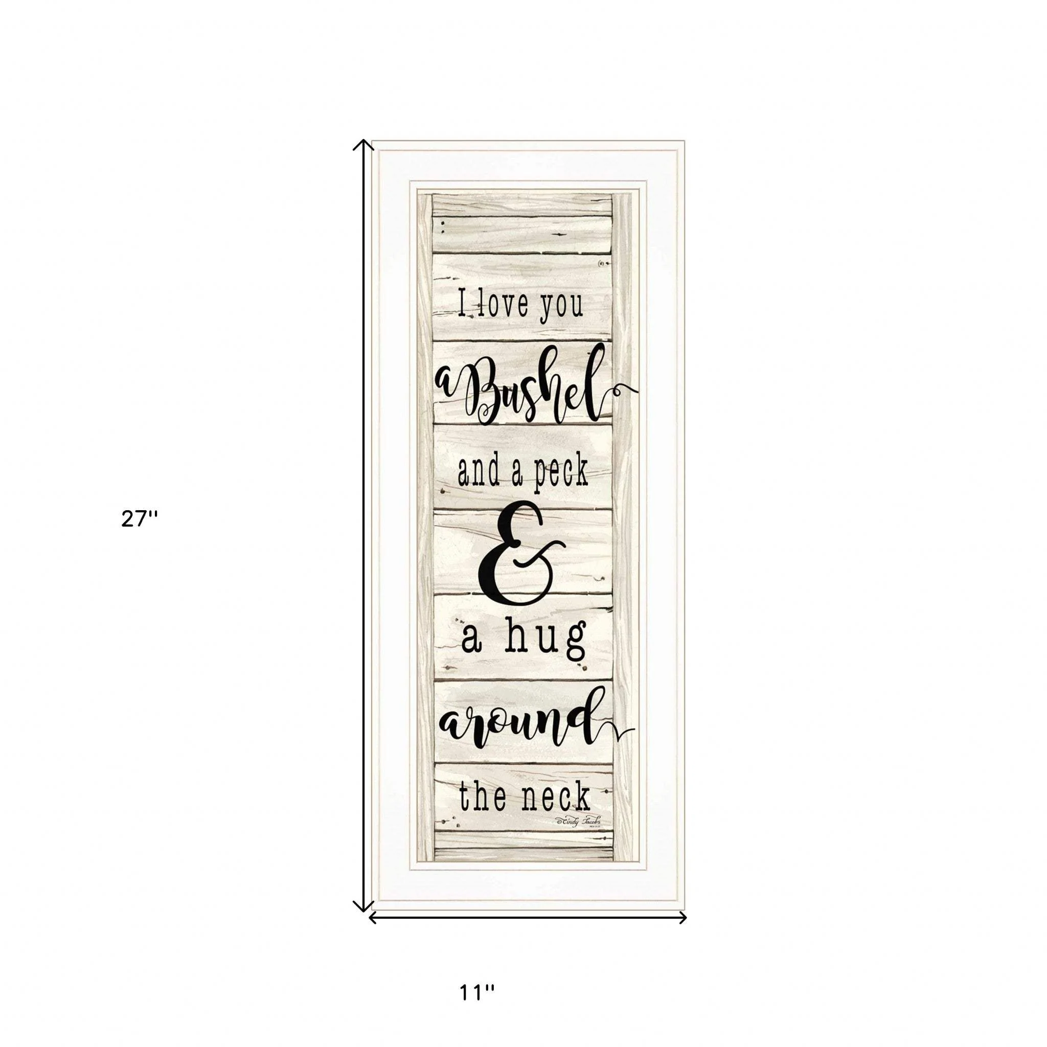 Hugs Collection 1 White Framed Print Wall Art - Image 5