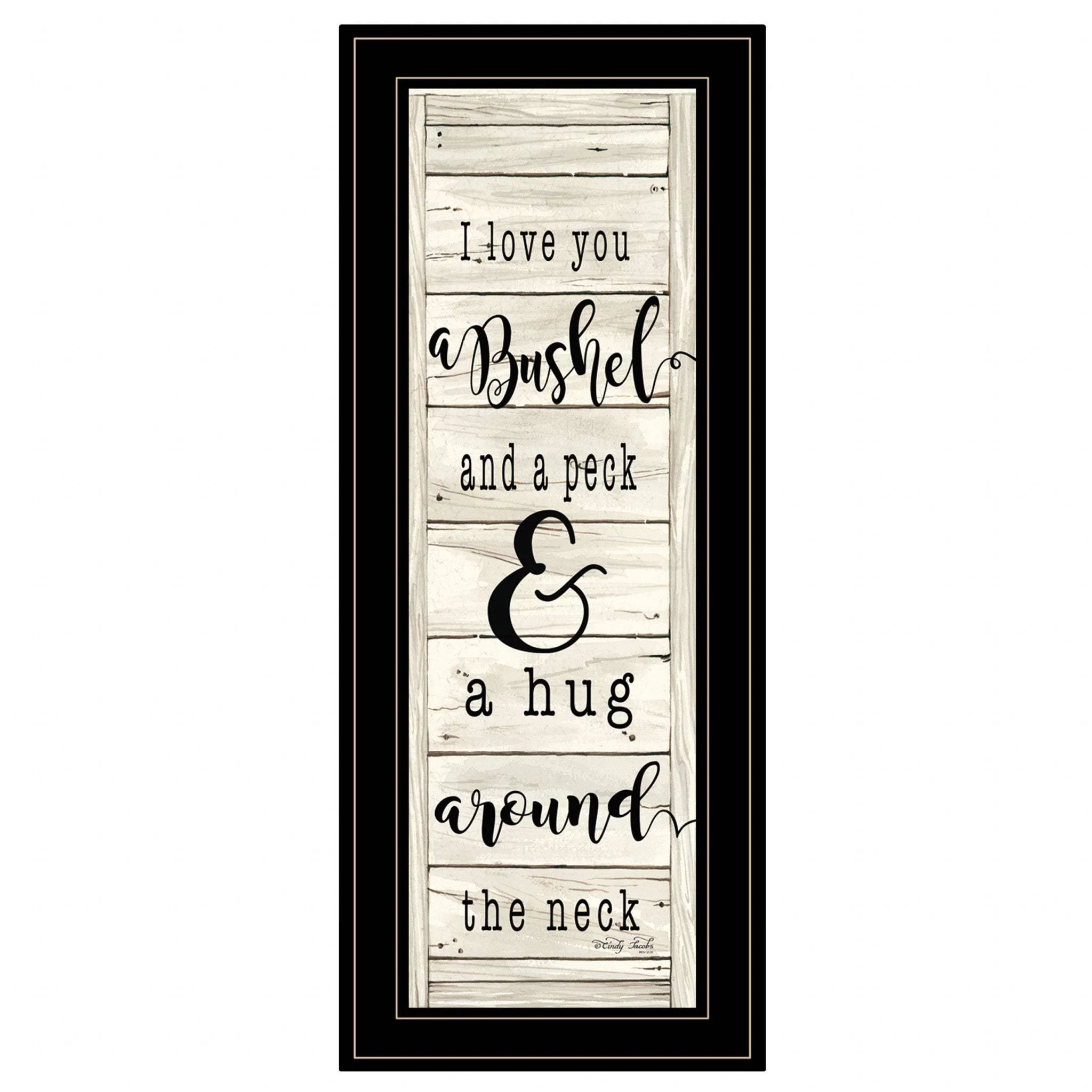 Hugs Collection 2 Black Framed Print Wall Art - Image 2