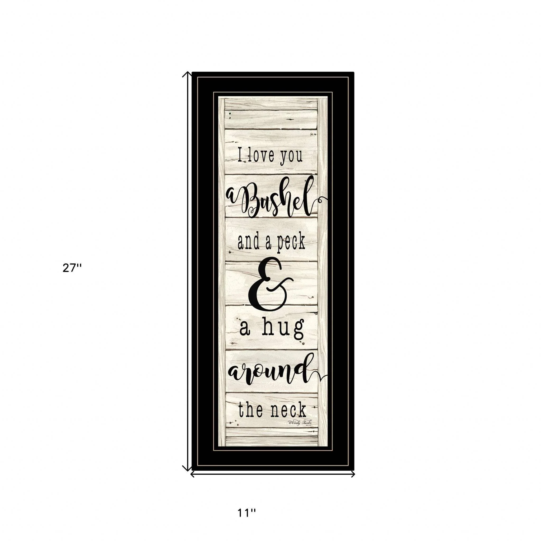 Hugs Collection 2 Black Framed Print Wall Art - Image 5