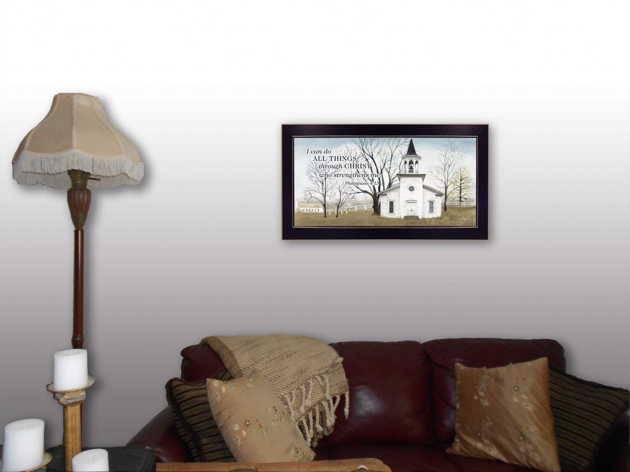 I Can Do All Things 1 Black Framed Print Wall Art - Image 4