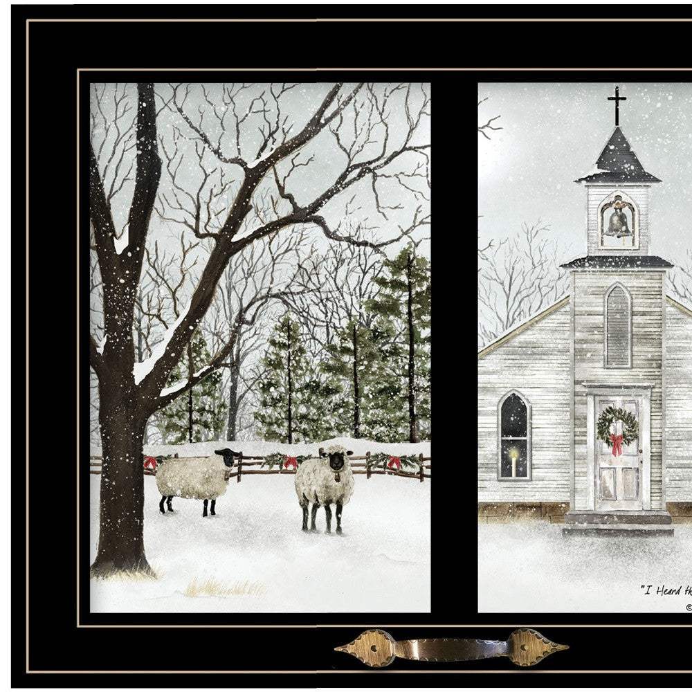 I Heard the Bells on Christmas Day 2 Black Framed Print Wall Art - Image 6