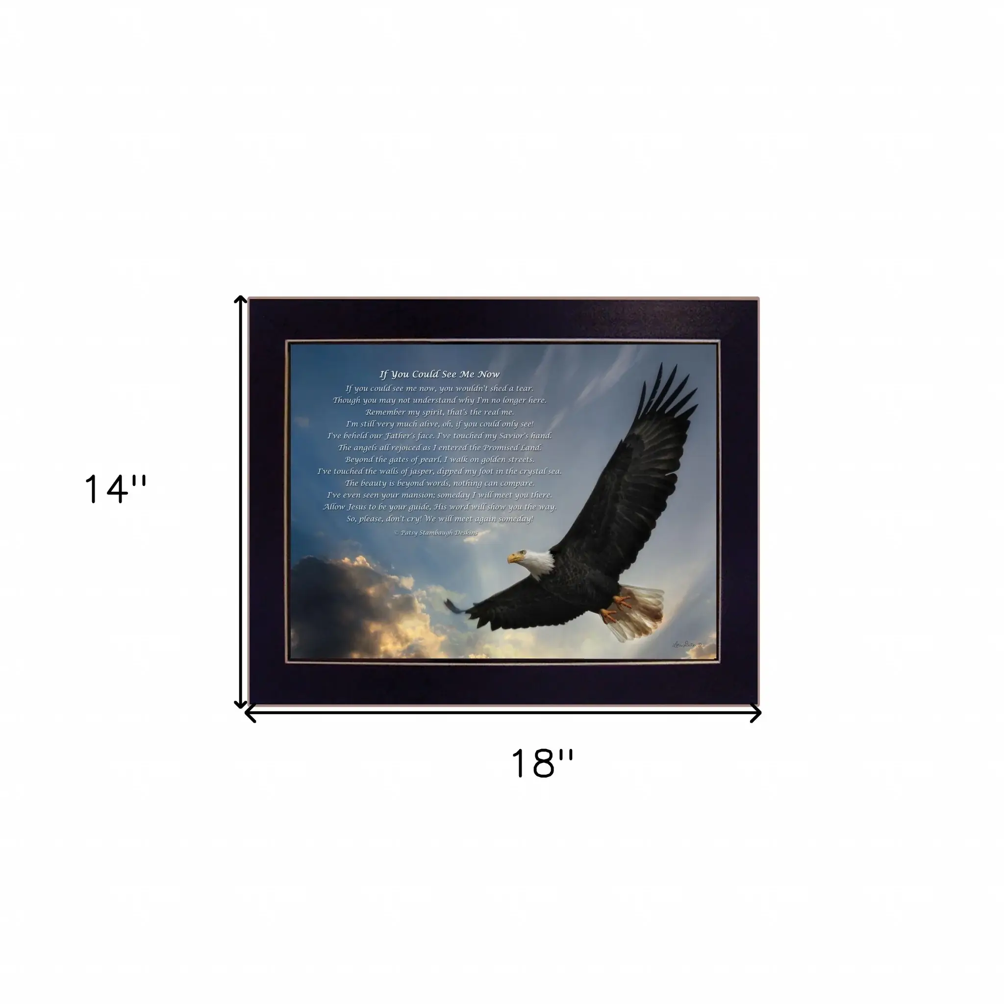 If You Could See Me Now 1 Black Framed Print Wall Art - Image 5