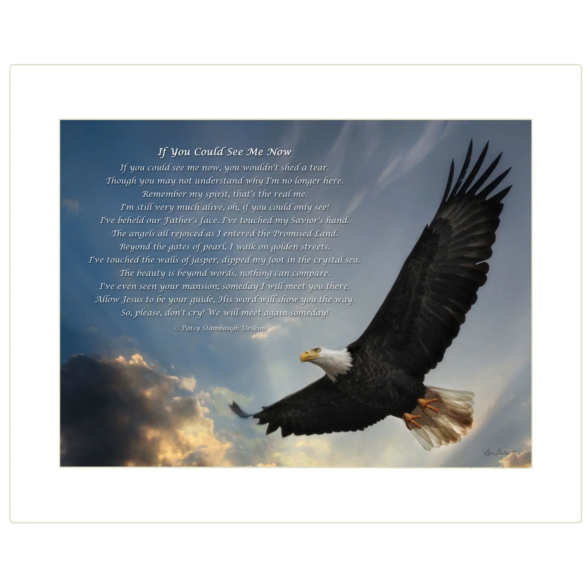 If You Could See Me Now 2 White Framed Print Wall Art - Image 2