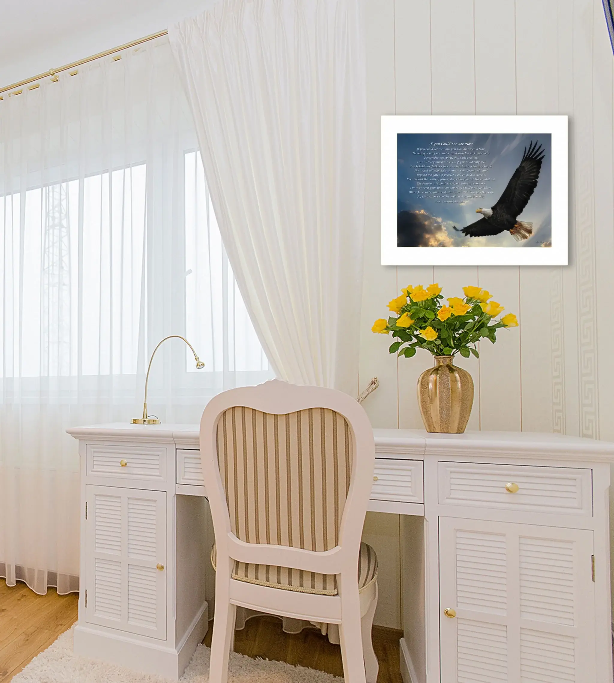 If You Could See Me Now 2 White Framed Print Wall Art - Image 4