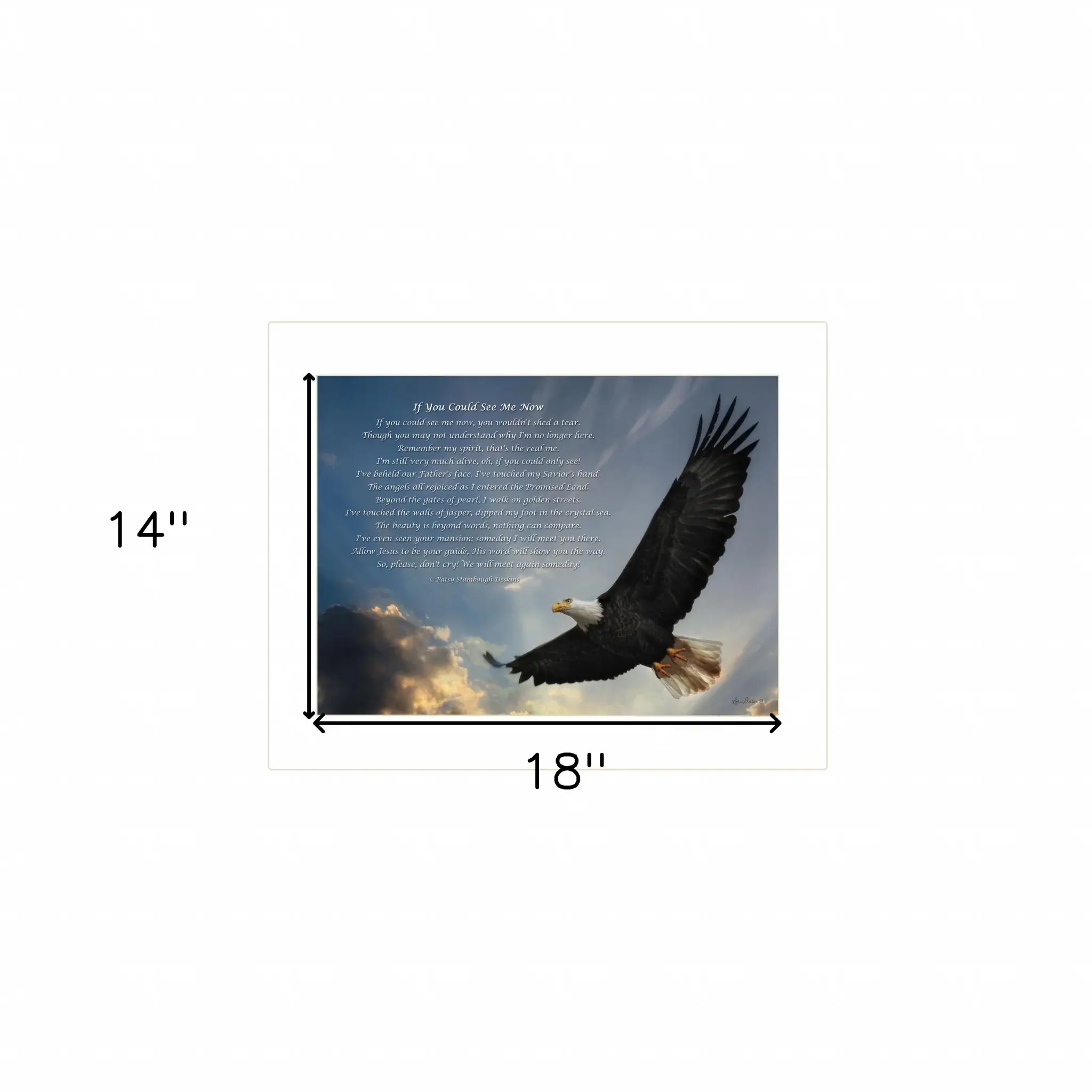If You Could See Me Now 2 White Framed Print Wall Art - Image 5