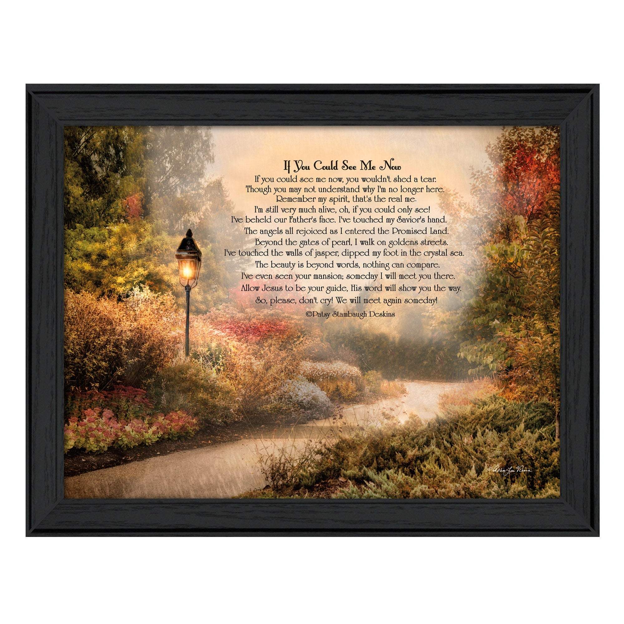 If You Could See Me Now 3 Black Framed Print Wall Art - Image 2