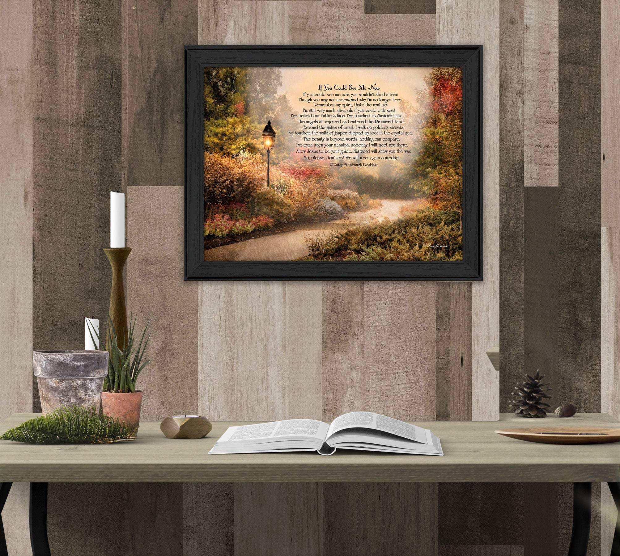 If You Could See Me Now 3 Black Framed Print Wall Art - Image 4