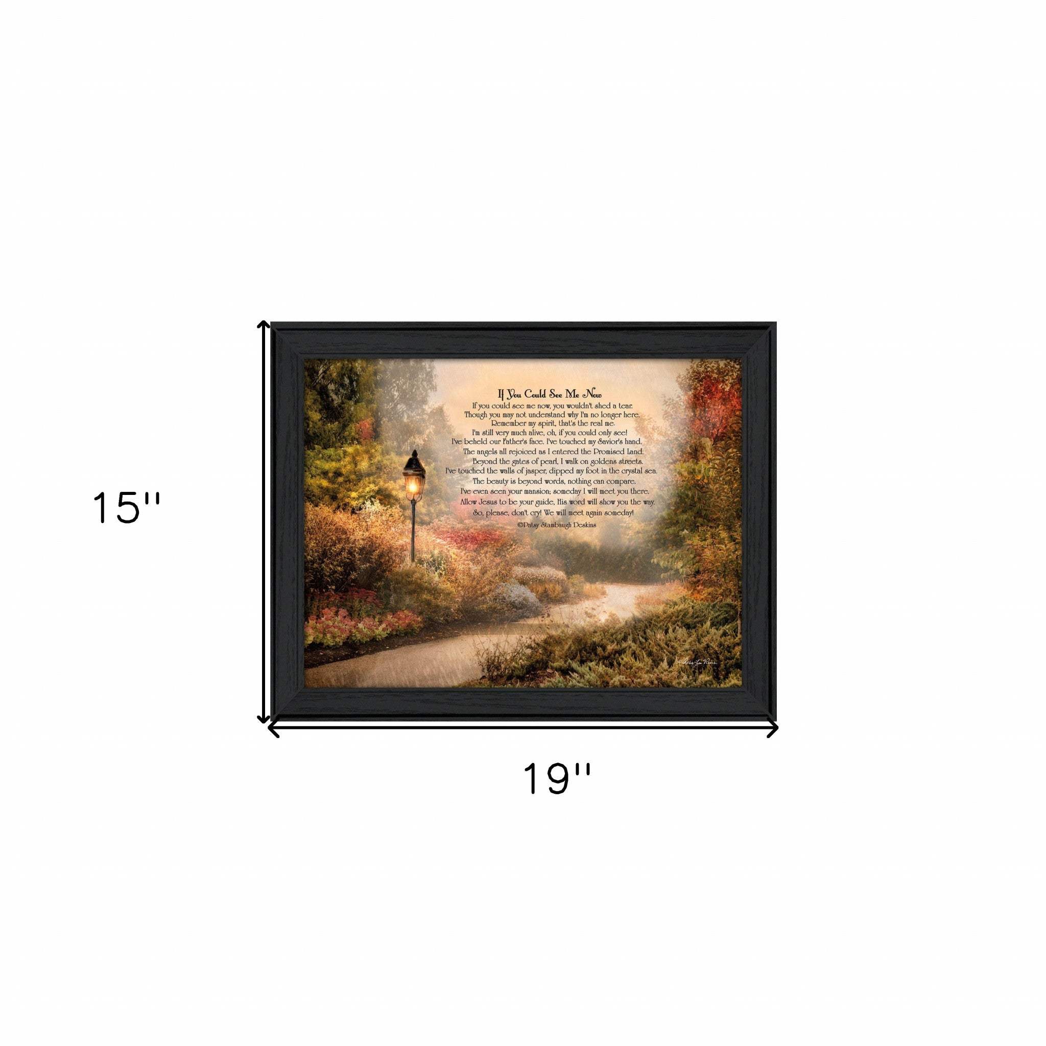 If You Could See Me Now 3 Black Framed Print Wall Art - Image 5