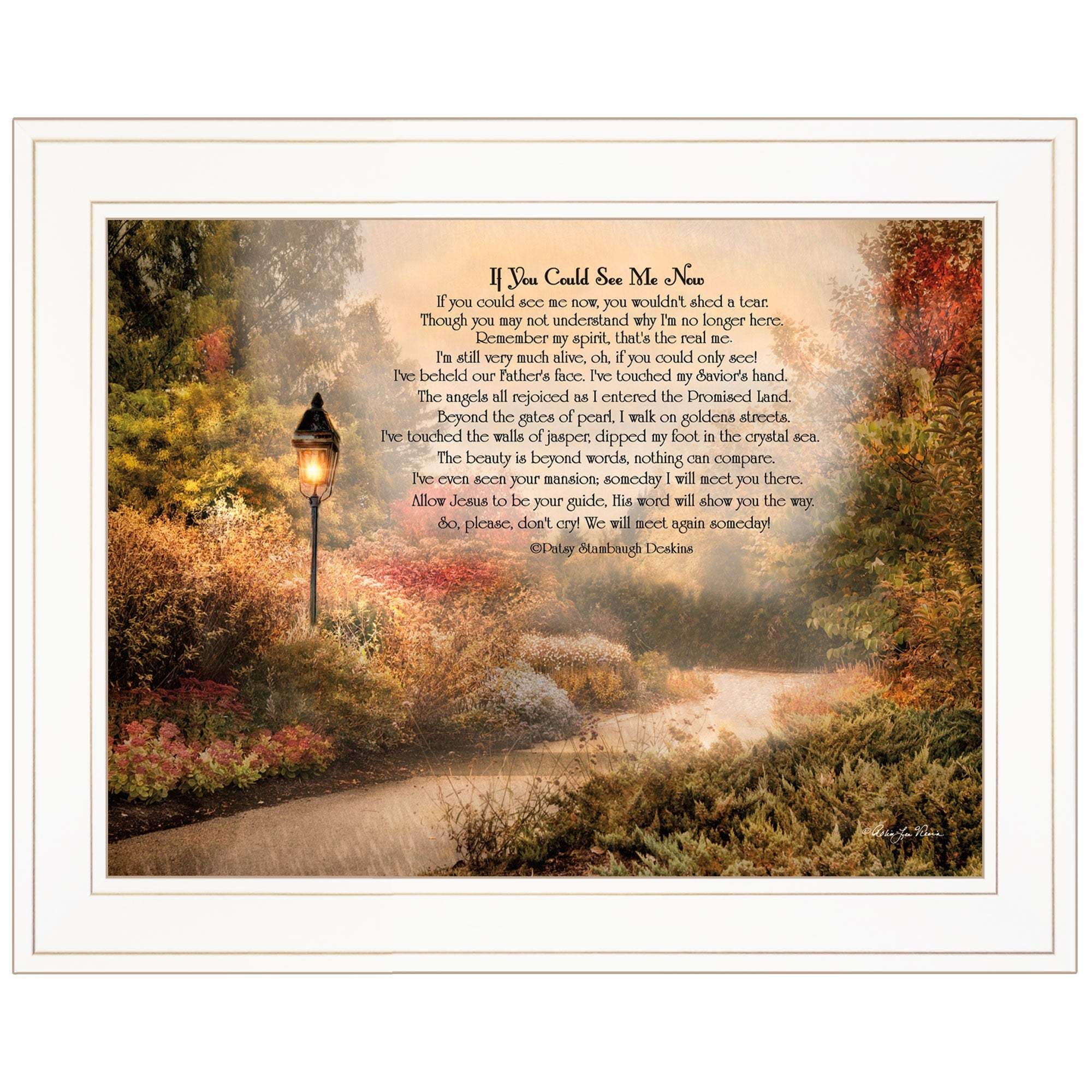 If You Could See Me Now 4 White Framed Print Wall Art - Image 2